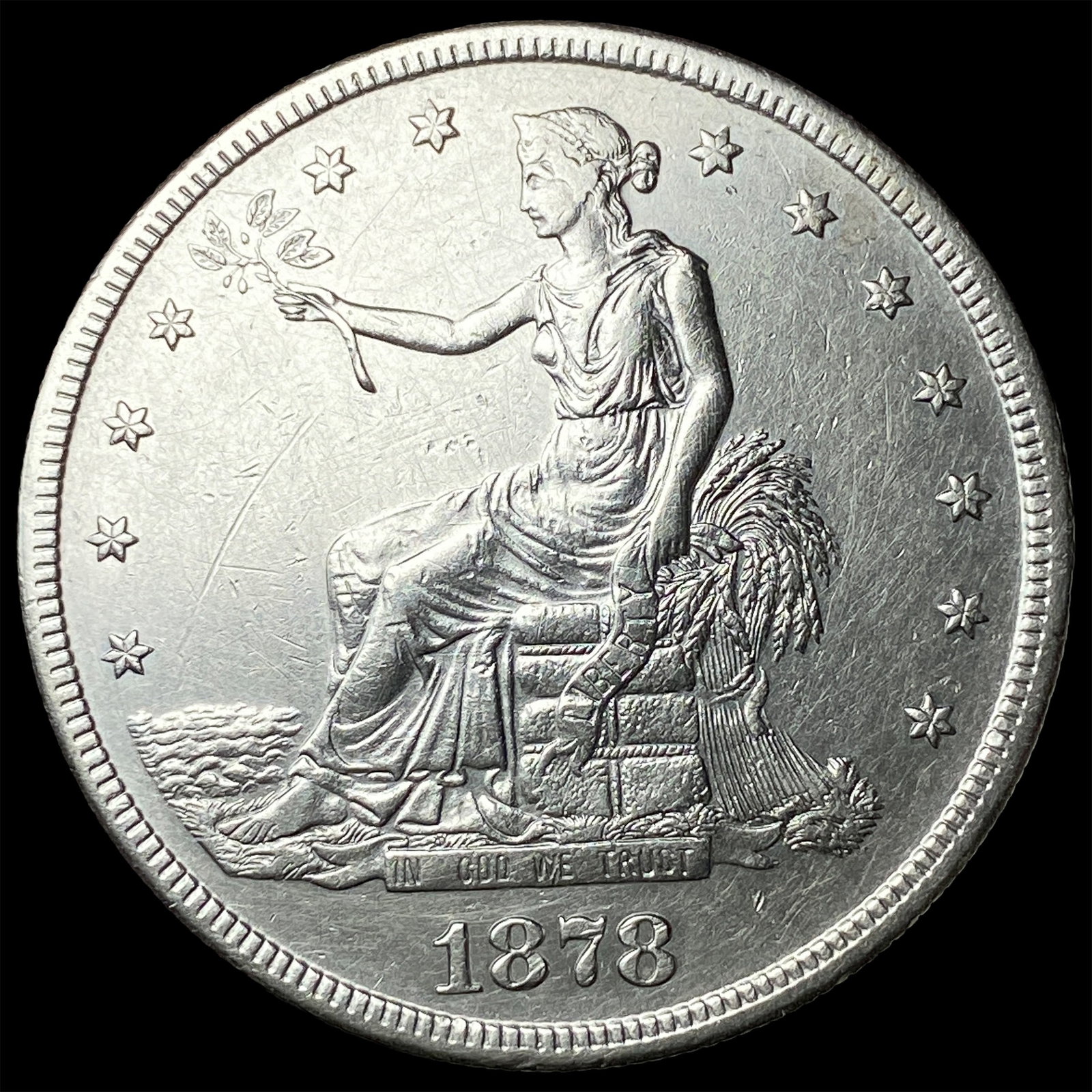 1878-S Silver Trade Dollar UNCIRCULATED: 1878-S Silver Trade Dollar UNCIRCULATED