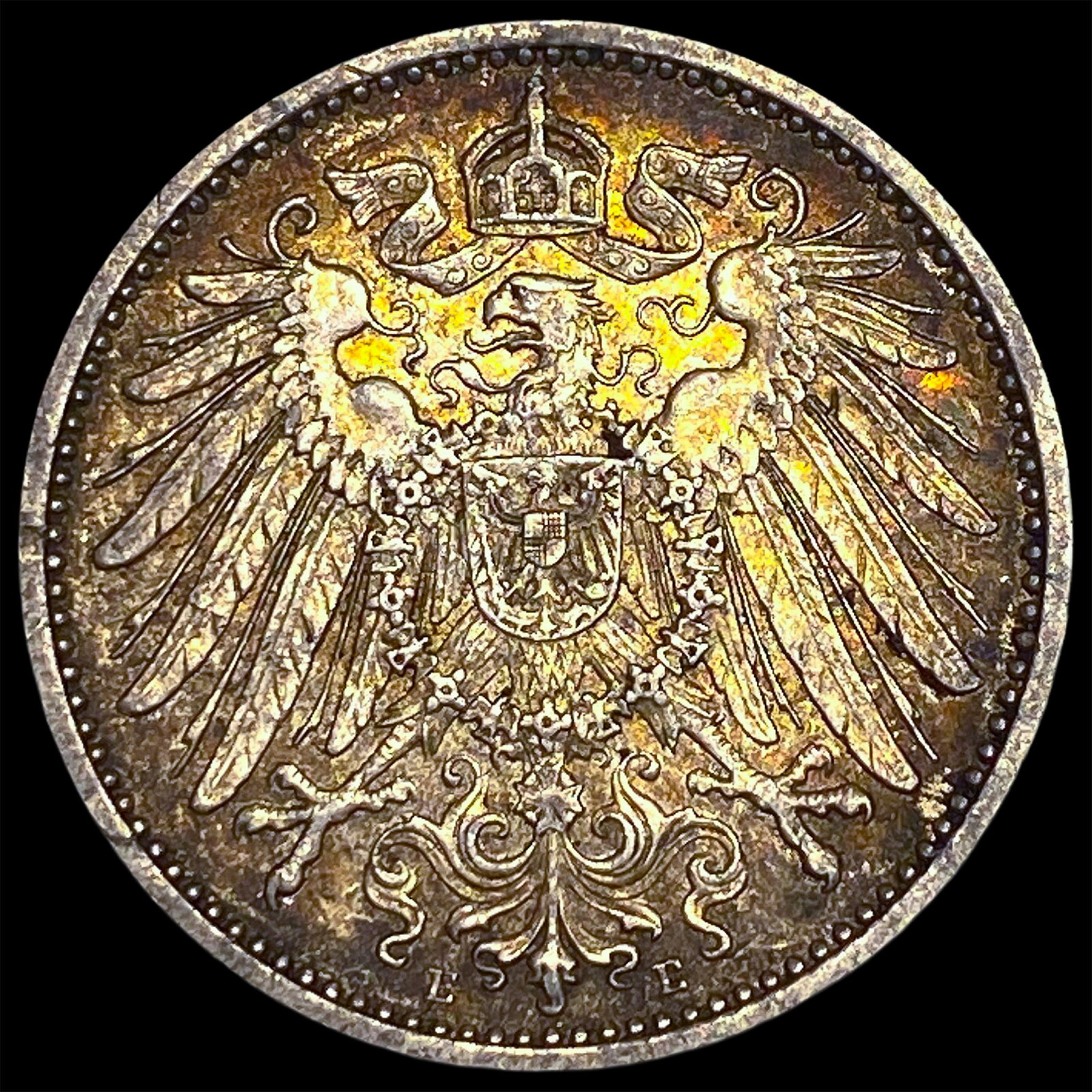 1915 Germany Silver 1 Mark CLOSELY UNCIRCULATED: 1915 Germany Silver 1 Mark CLOSELY UNCIRCULATED