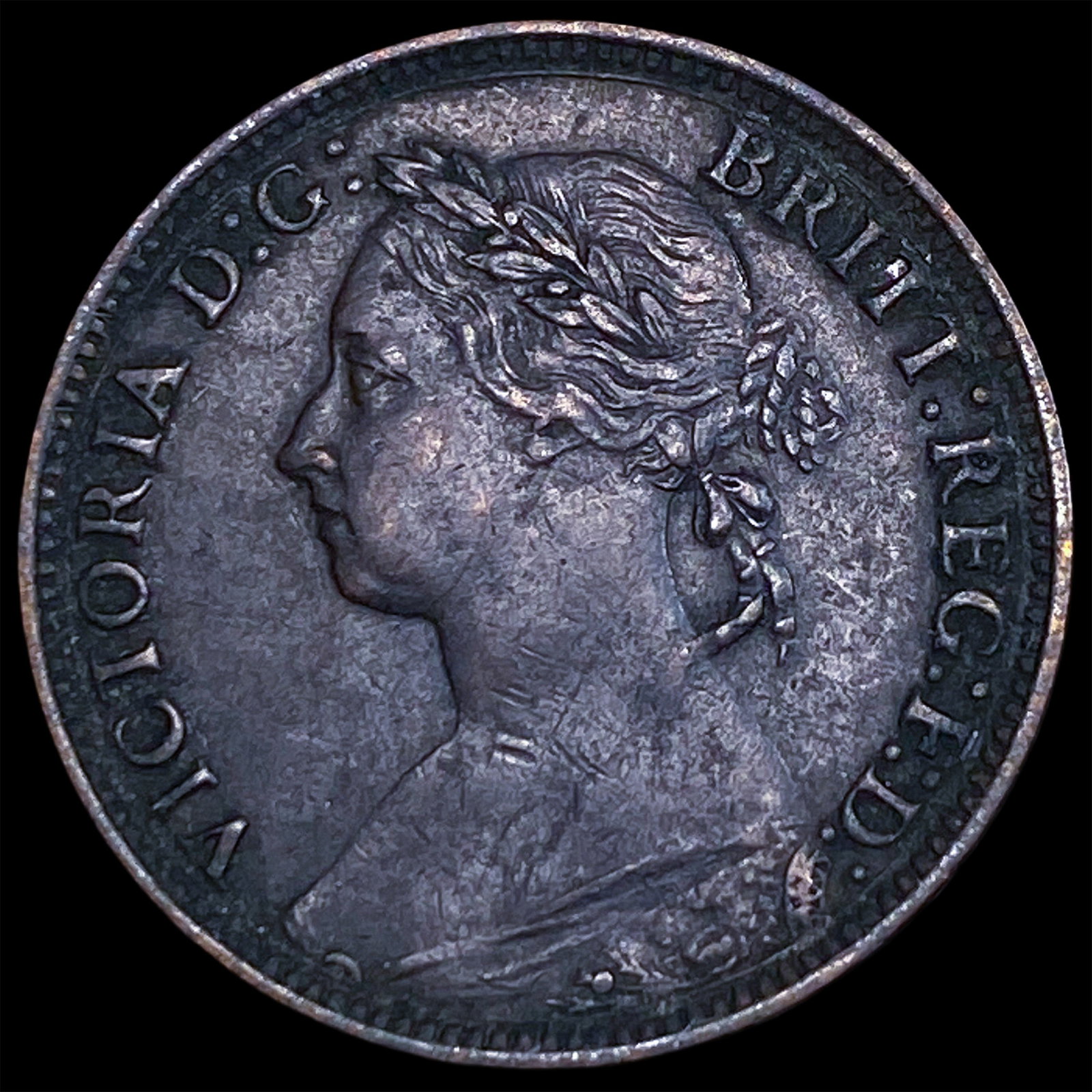 1881 Great Britain Copper Farthing CLOSELY UNCIRCULATED (1 of 2)