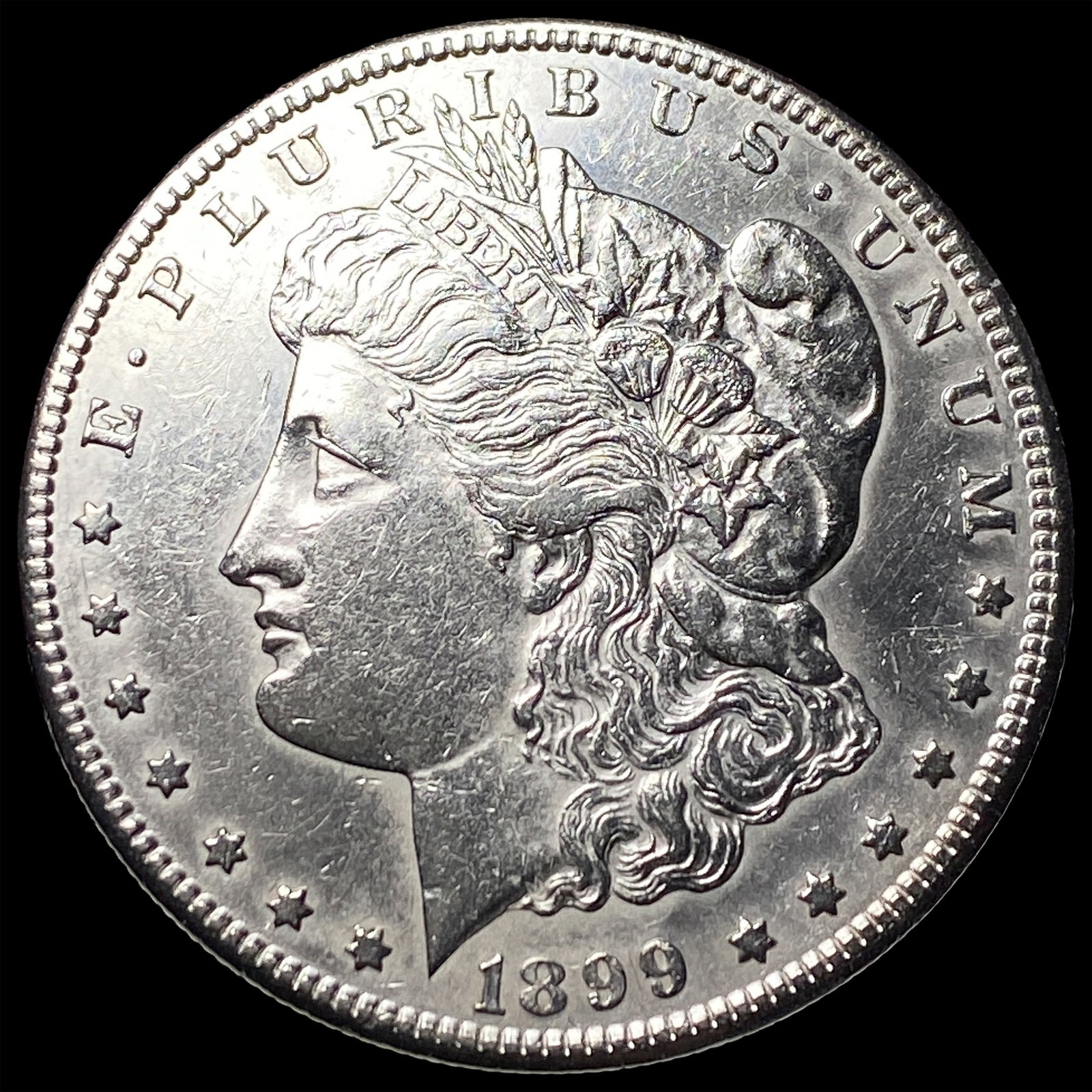 1899-S Silver Morgan Dollar CLOSELY UNCIRCULATED: 1899-S Silver Morgan Dollar CLOSELY UNCIRCULATED