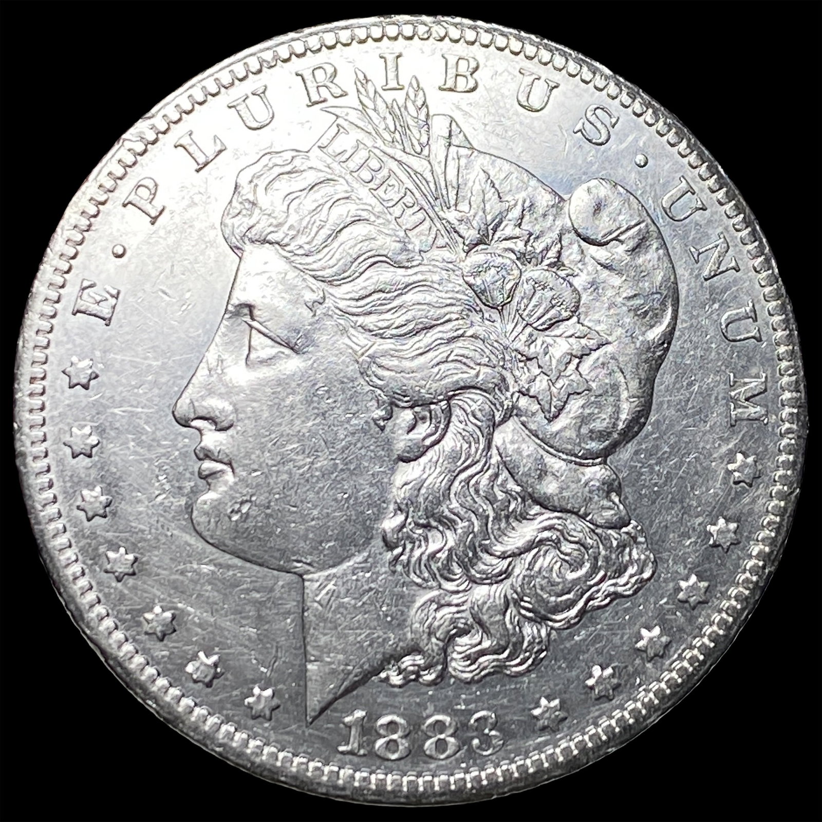 1883-CC Silver Morgan Dollar CLOSELY UNCIRCULATED: 1883-CC Silver Morgan Dollar CLOSELY UNCIRCULATED