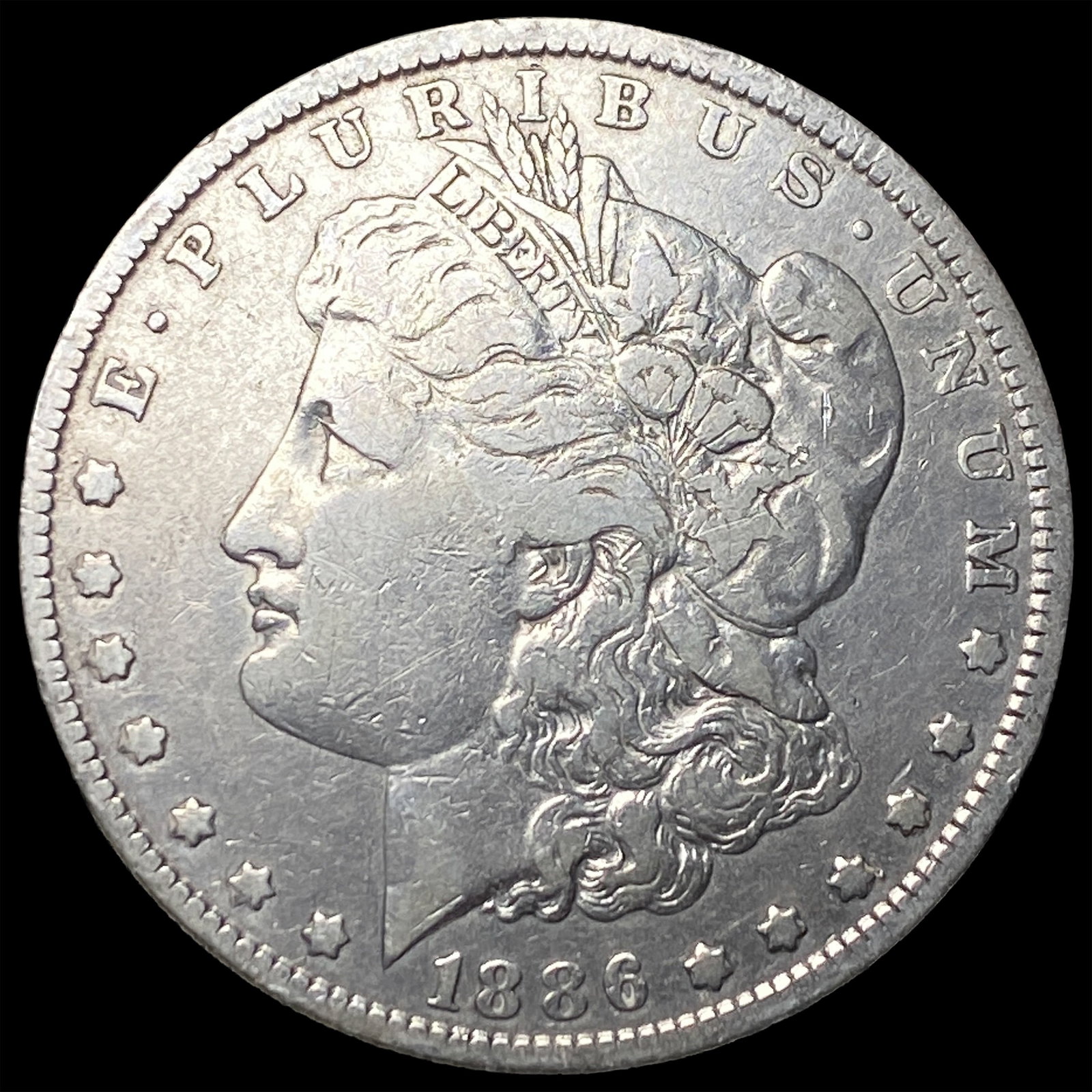 1886-O Silver Morgan Dollar CHOICE AU: 1886-O Silver Morgan Dollar CHOICE AU