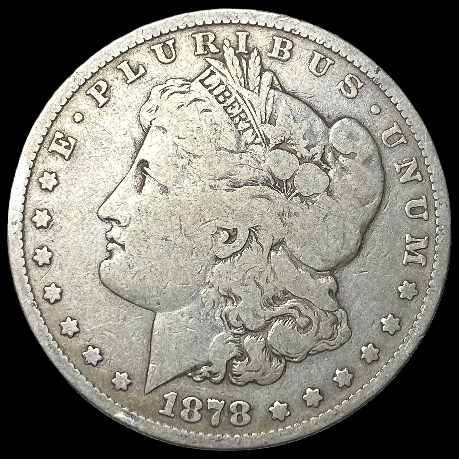 1878-S Silver Morgan Dollar NICELY CIRCULATED (1 of 2)