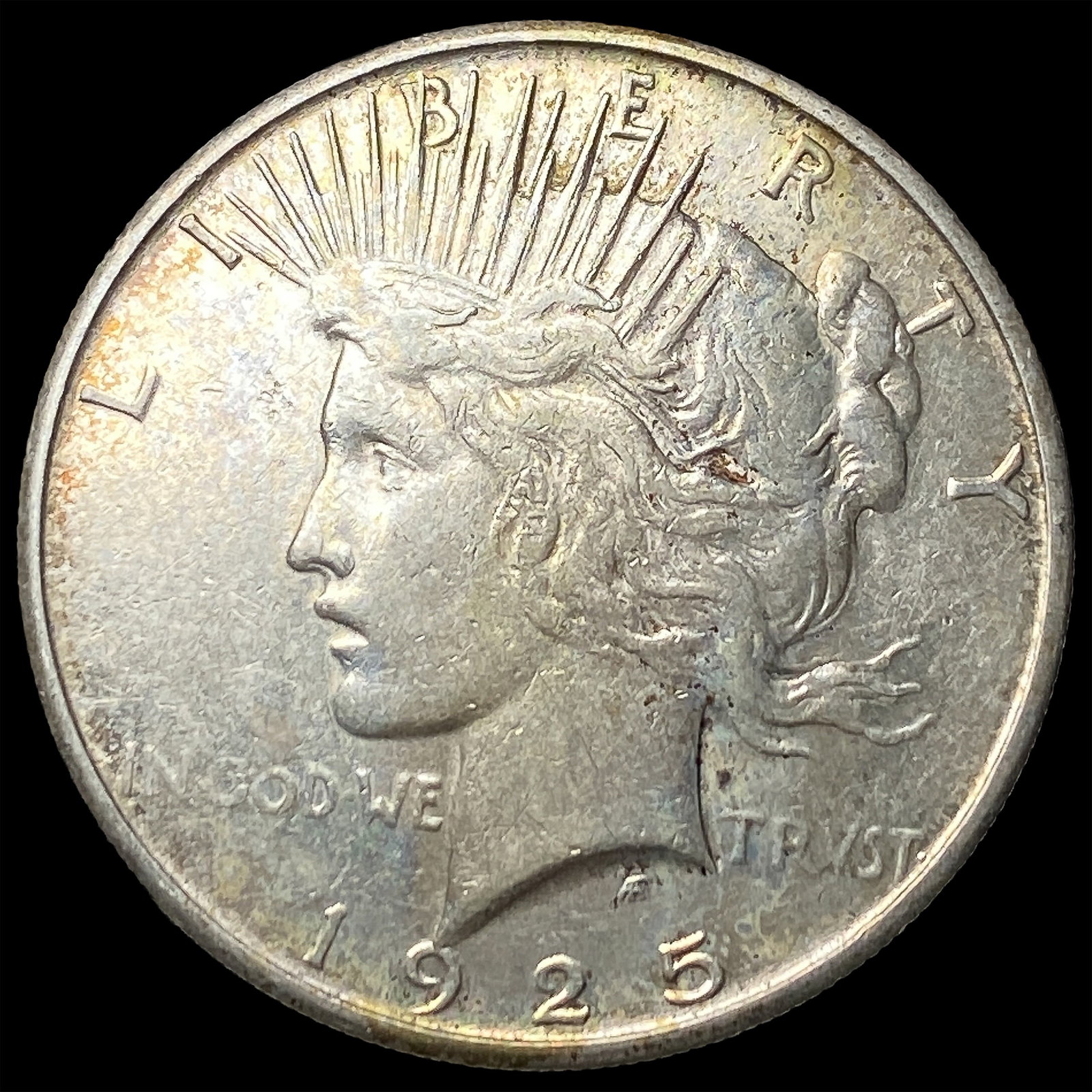 1925-S Peace Silver Dollar ABOUT UNCIRCULATED (1 of 2)
