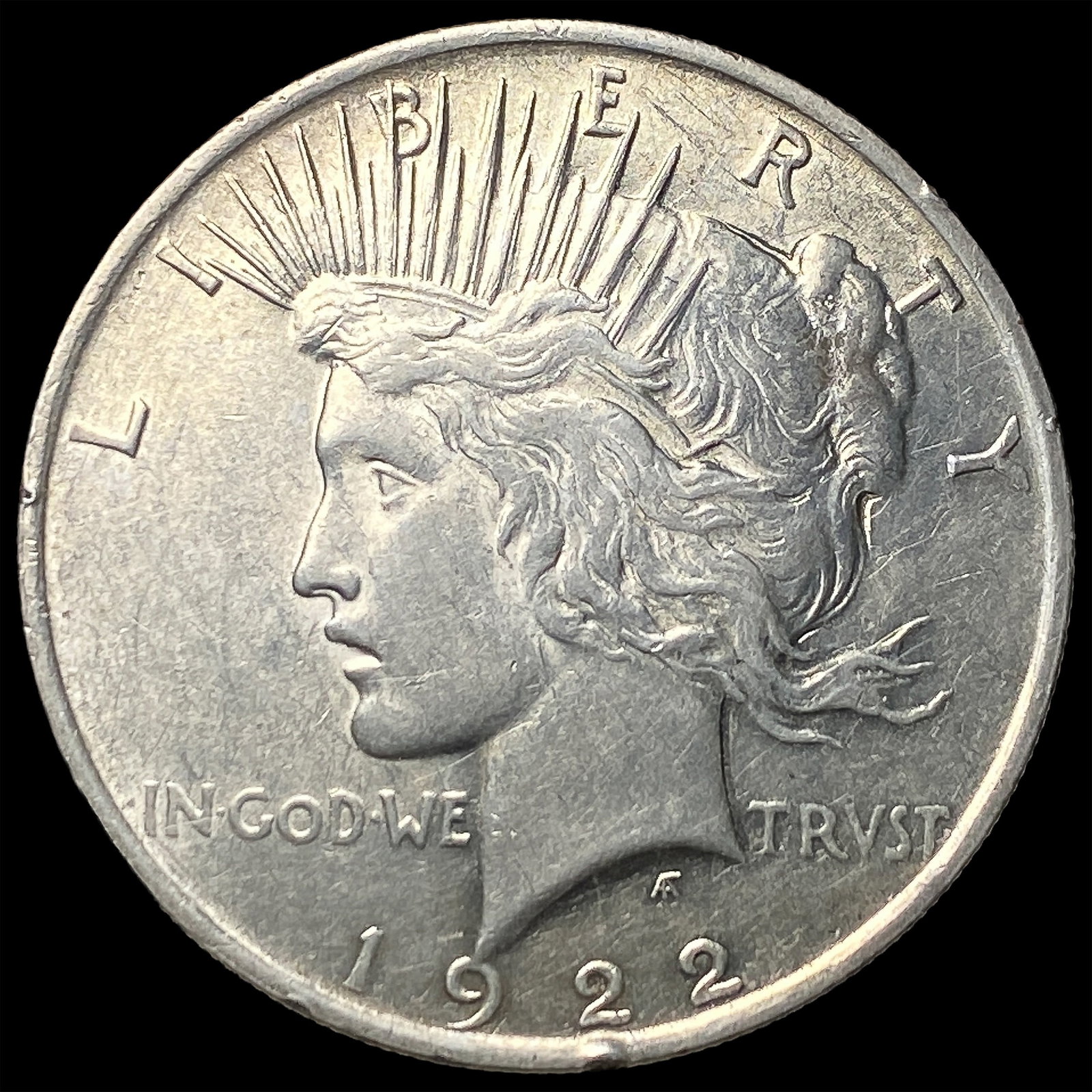1922 Silver Peace Dollar CLOSELY UNCIRCULATED: 1922 Silver Peace Dollar CLOSELY UNCIRCULATED