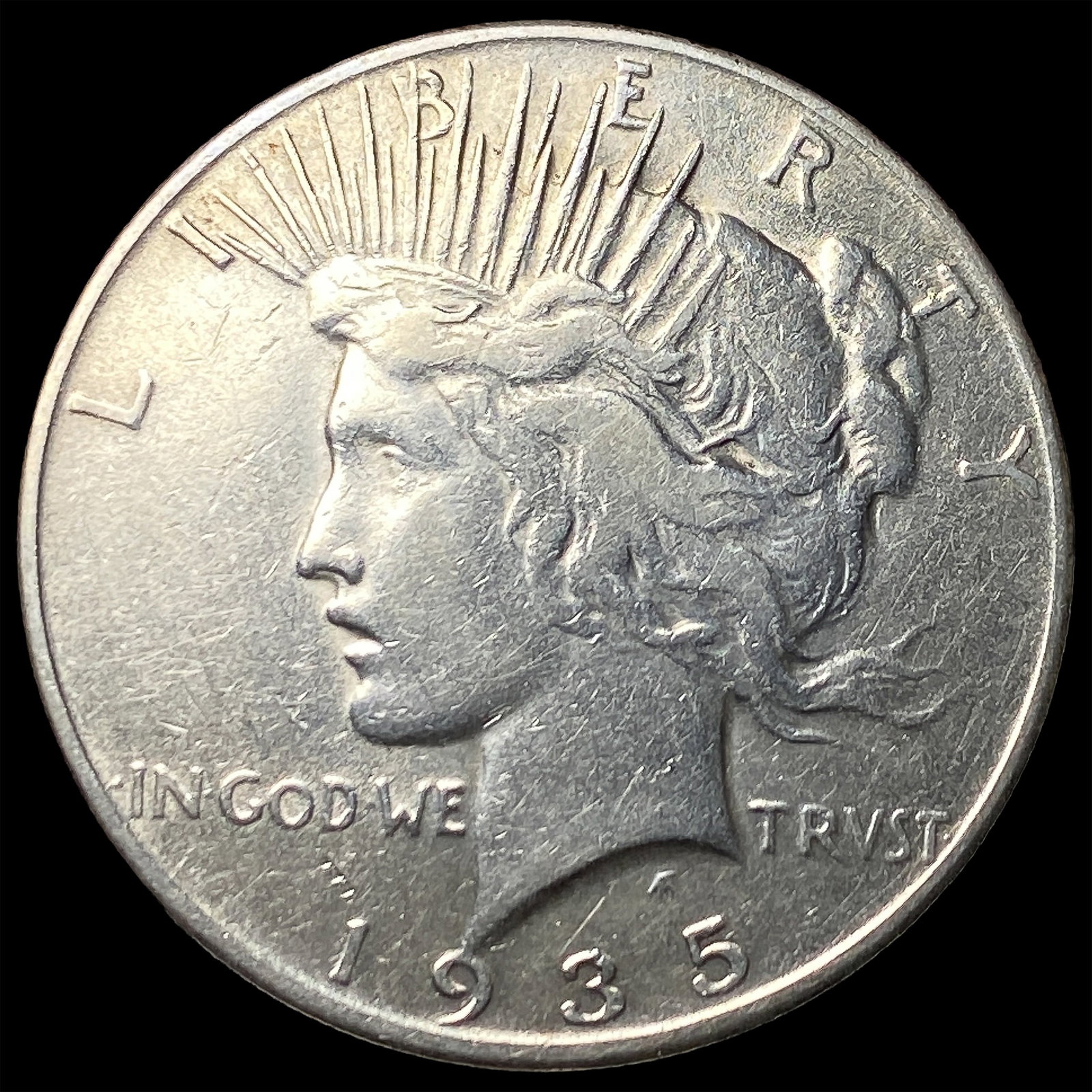 1935 Silver Peace Dollar LIGHTLY CIRCULATED: 1935 Silver Peace Dollar LIGHTLY CIRCULATED