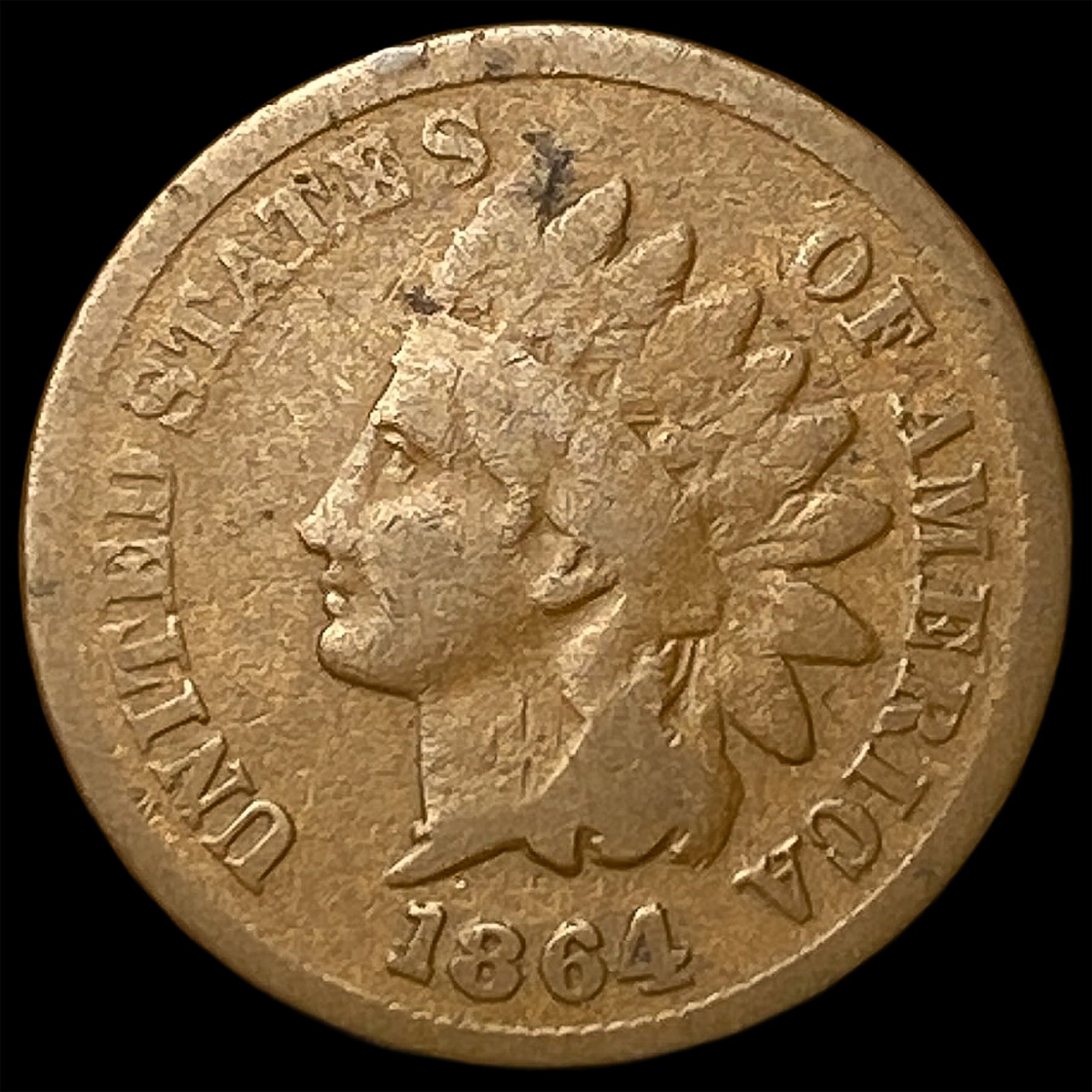 1864 Indian Head Cent NICELY CIRCULATED (1 of 2)