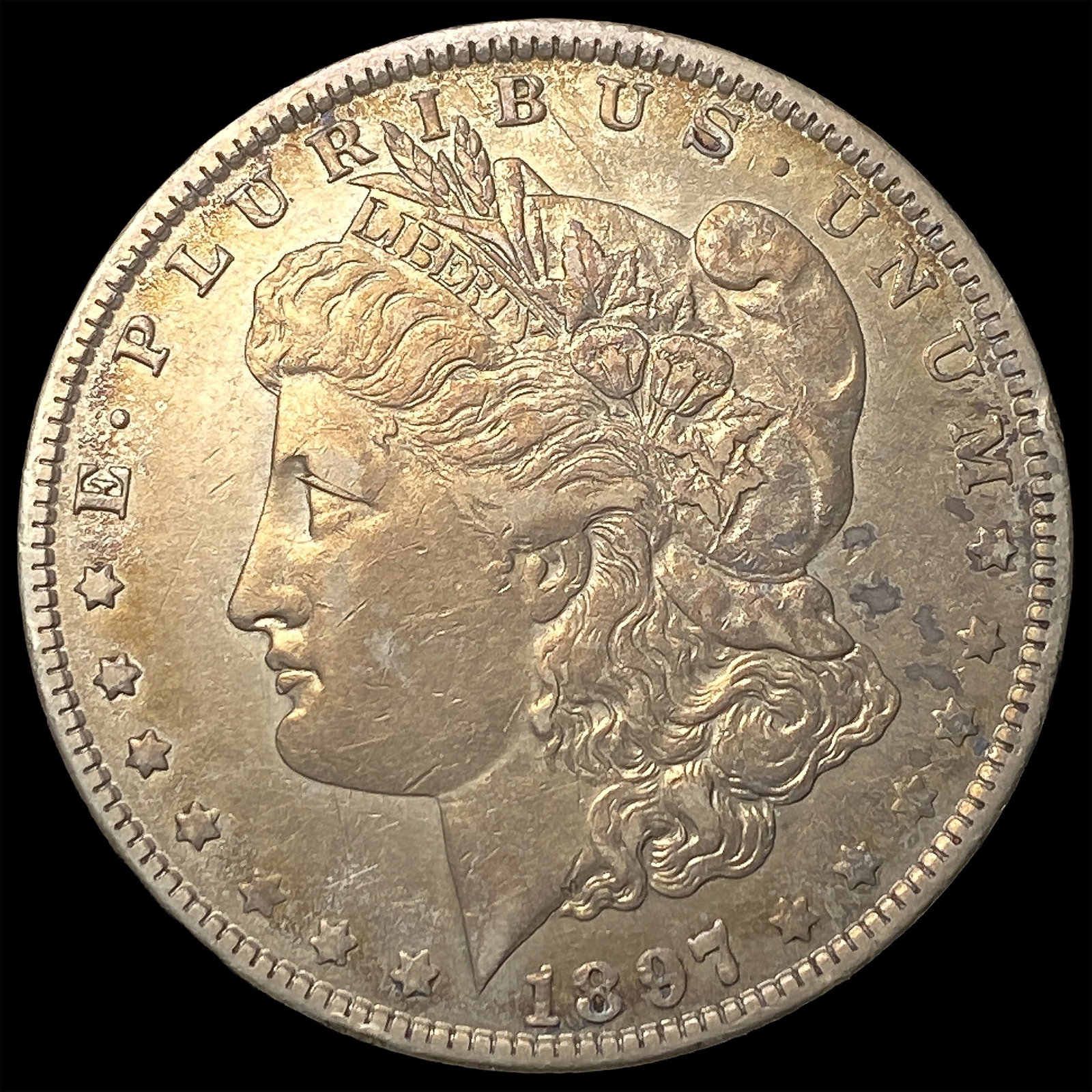 1897-O Morgan Silver Dollar NEARLY UNCIRCULATED (1 of 2)