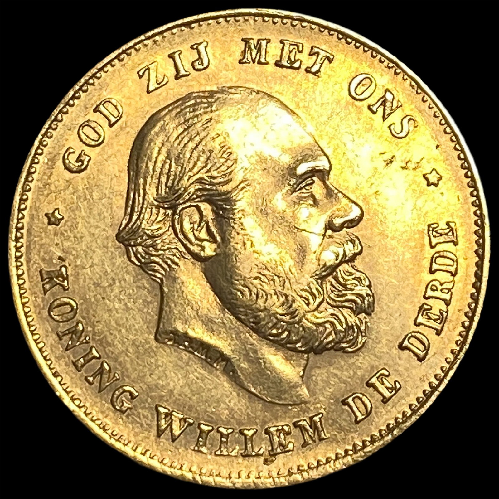 1875 Netherlands Gold 10 Gulden UNCIRCULATED (1 of 2)