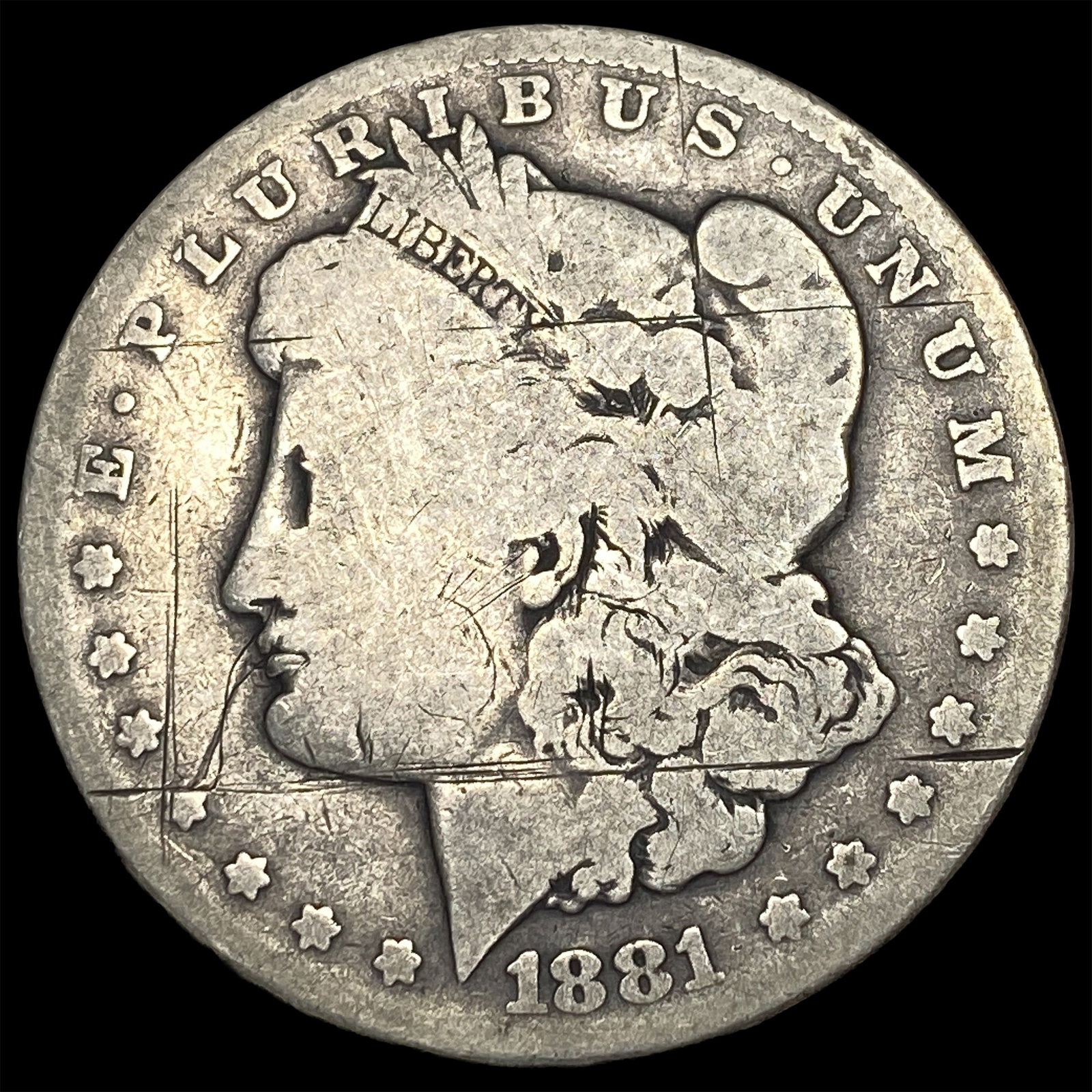 1881-CC Silver Morgan Dollar NICELY CIRCULATED (1 of 2)