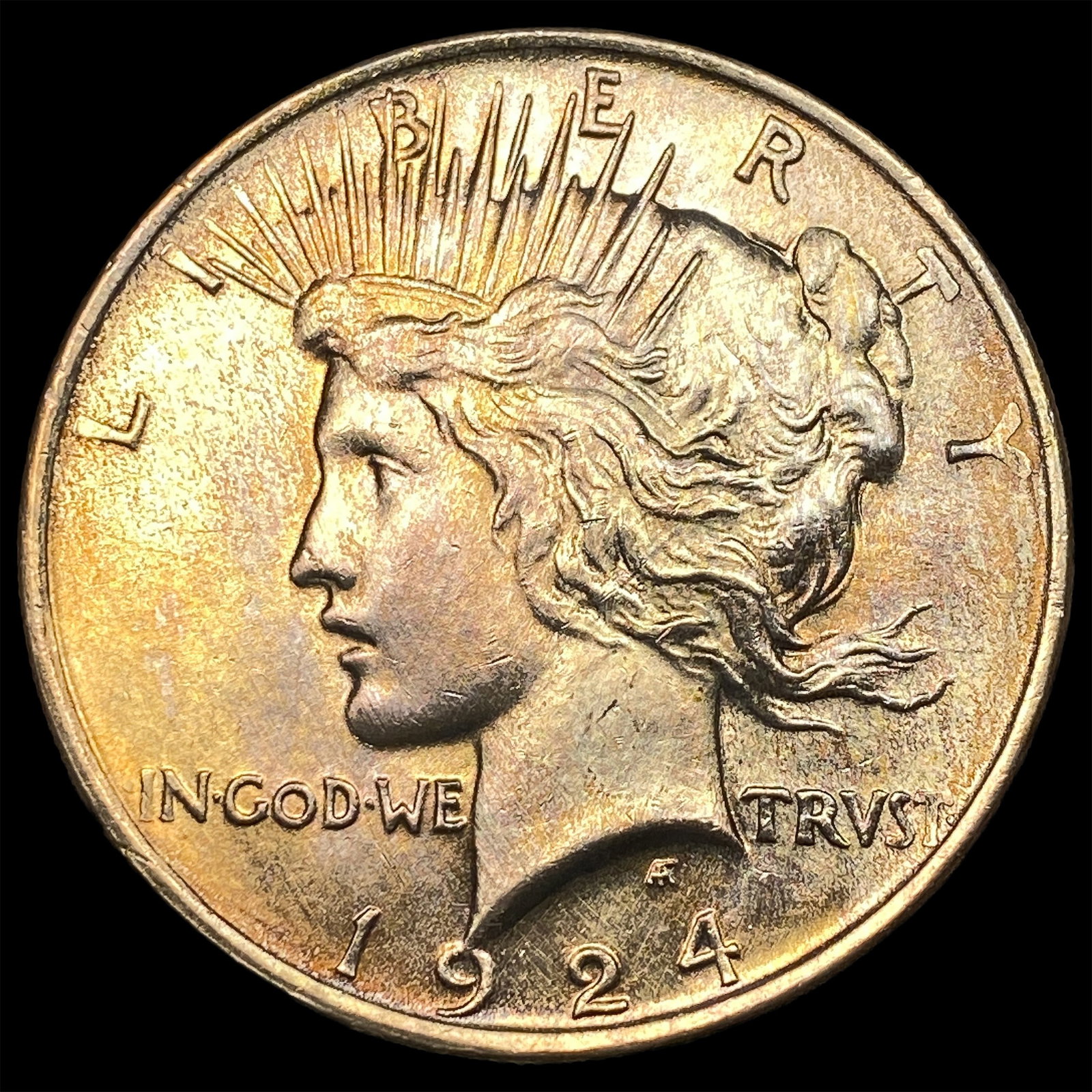 1924 Silver Peace Dollar CLOSELY UNCIRCULATED: 1924 Silver Peace Dollar CLOSELY UNCIRCULATED