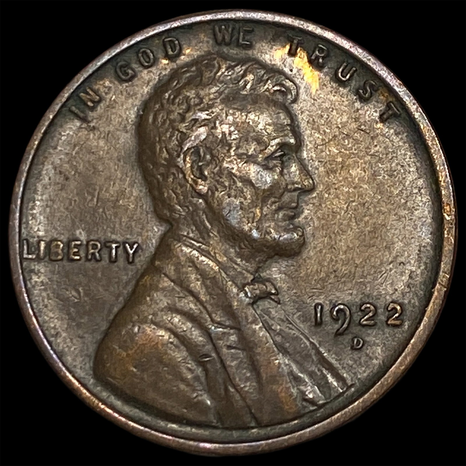 1922-D Lincoln Wheat Cent NEARLY UNCIRCULATED (1 of 2)