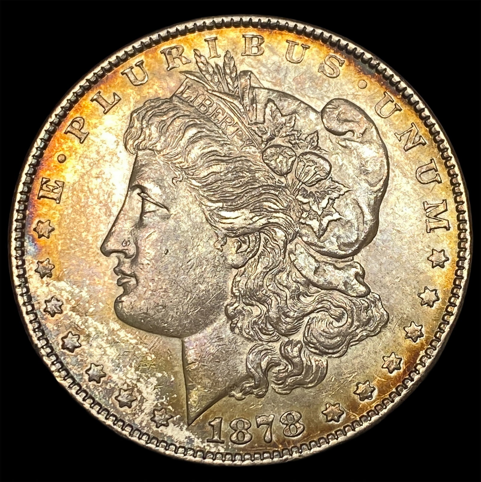 1878 Silver Morgan Dollar NEARLY UNCIRCULATED: 1878 Silver Morgan Dollar NEARLY UNCIRCULATED