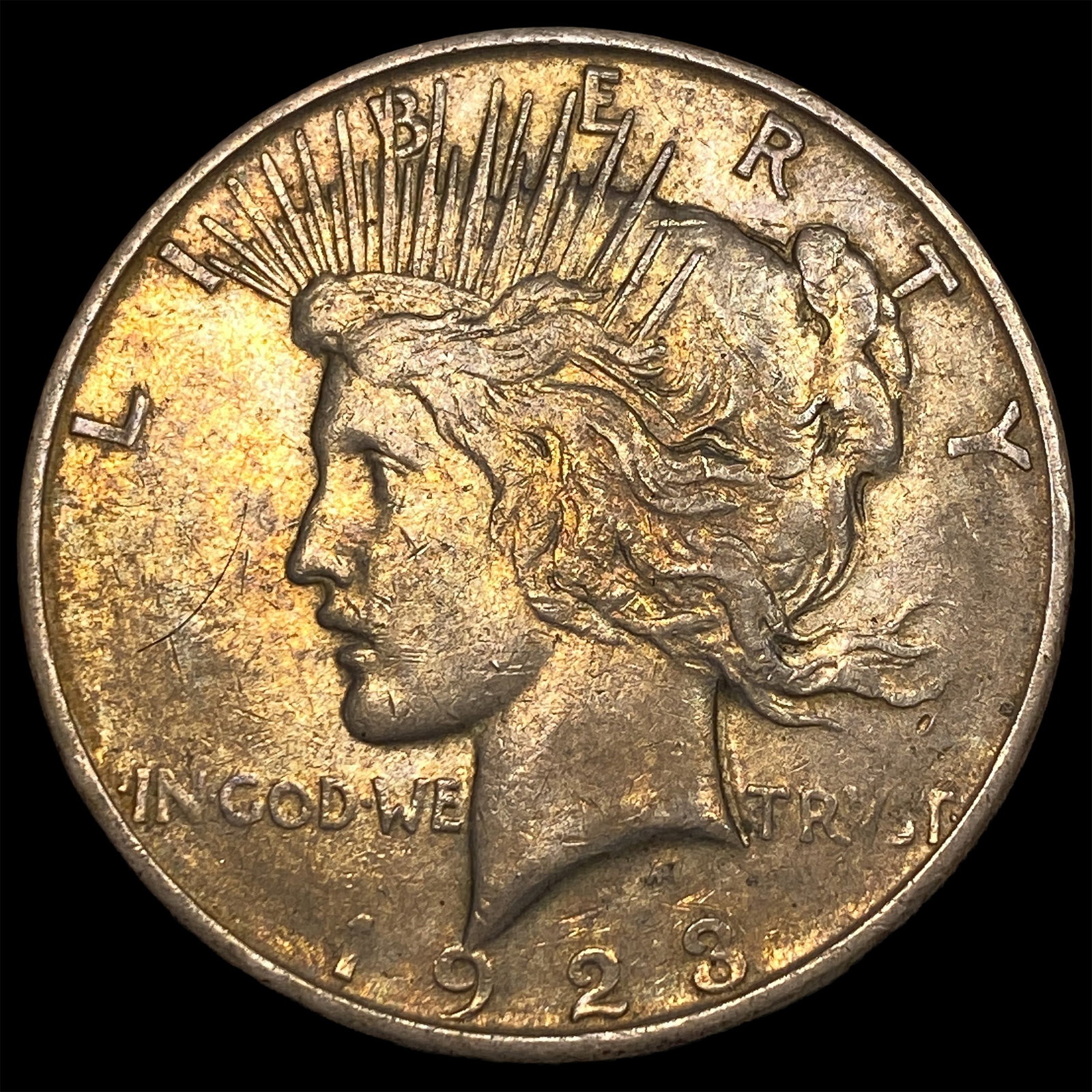 1923-D Silver Peace Dollar LIGHTLY CIRCULATED: 1923-D Silver Peace Dollar LIGHTLY CIRCULATED