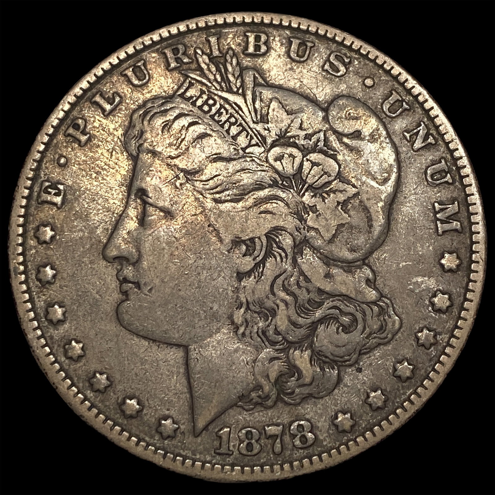 1878 Silver Morgan Dollar ABOUT UNCIRCULATED (1 of 2)