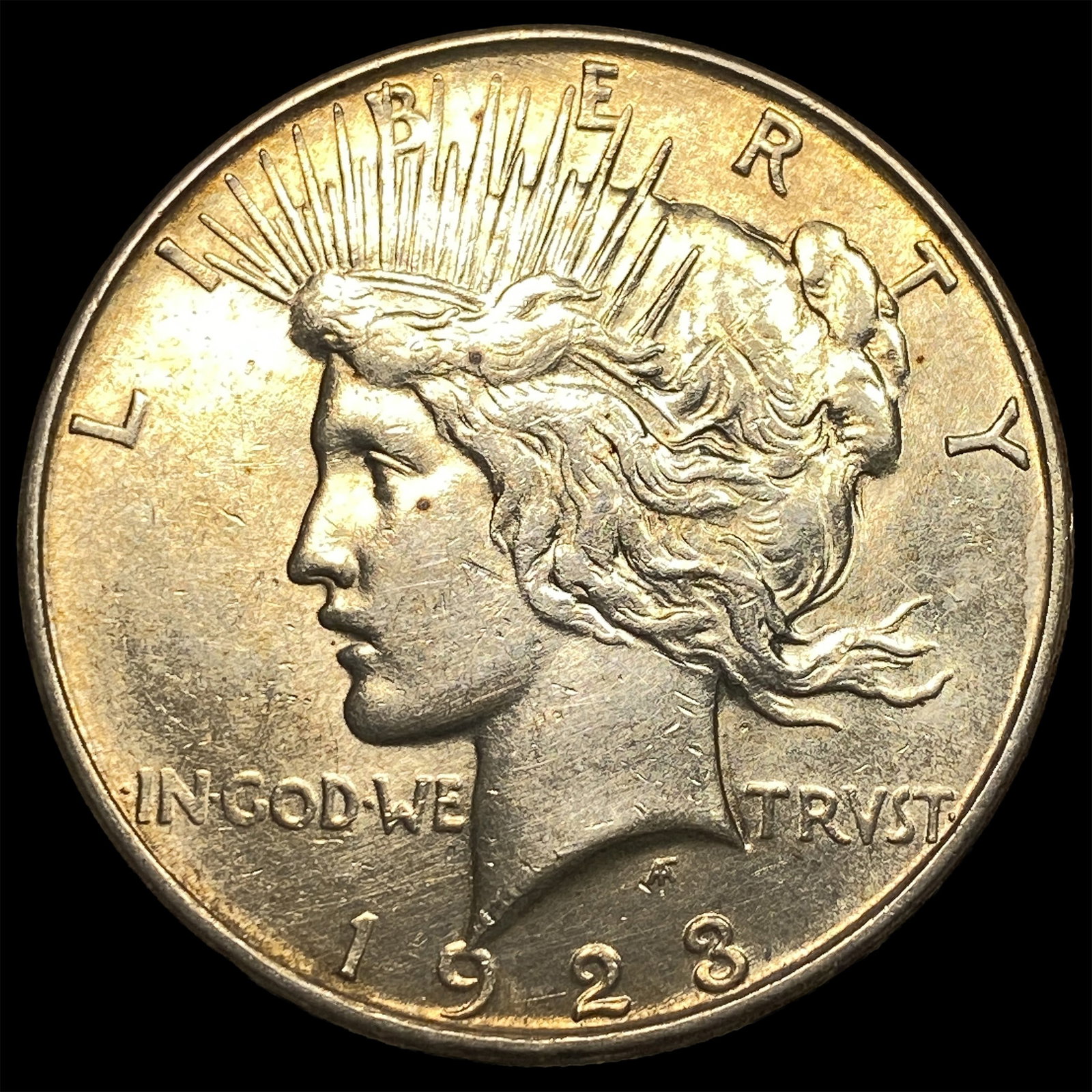 1923-D Silver Peace Dollar CLOSELY UNCIRCULATED (1 of 2)