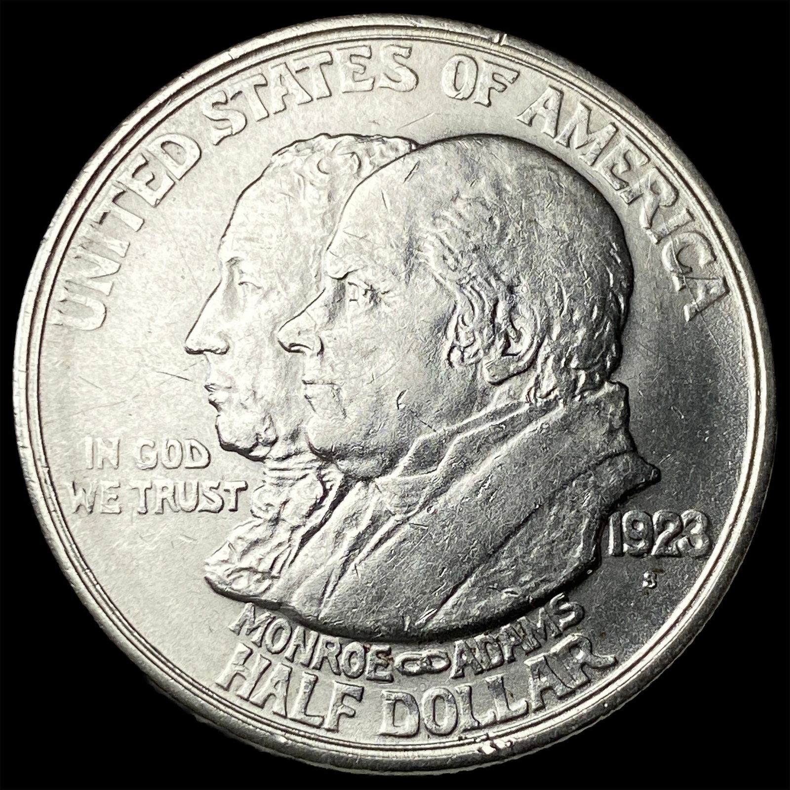 1923-S Silver Monroe Half Dollar UNCIRCULATED (1 of 2)