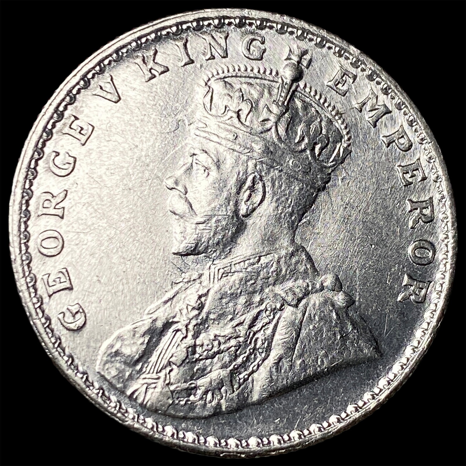 1919 British-India Silver 1 Rupee UNCIRCULATED (1 of 2)