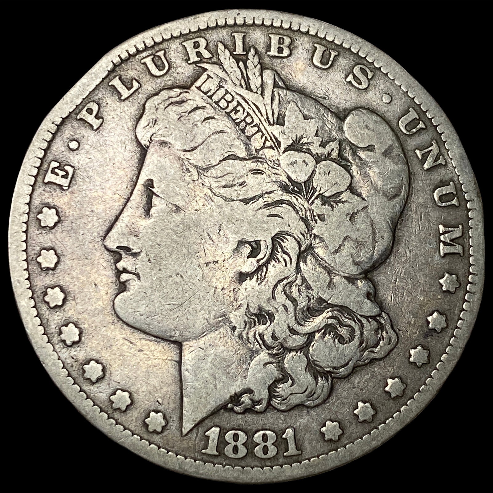 1881-CC Silver Morgan Dollar HIGH GRADE (1 of 2)