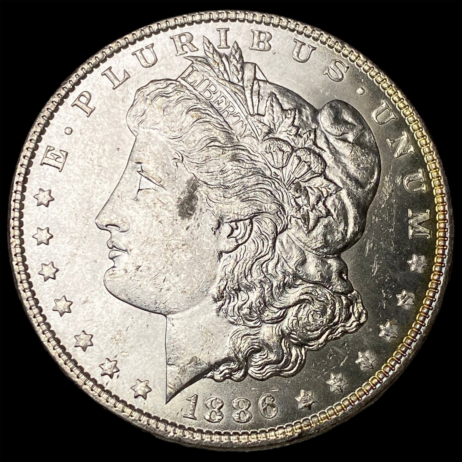 1886 Silver Morgan Dollar UNCIRCULATED: 1886 Silver Morgan Dollar UNCIRCULATED