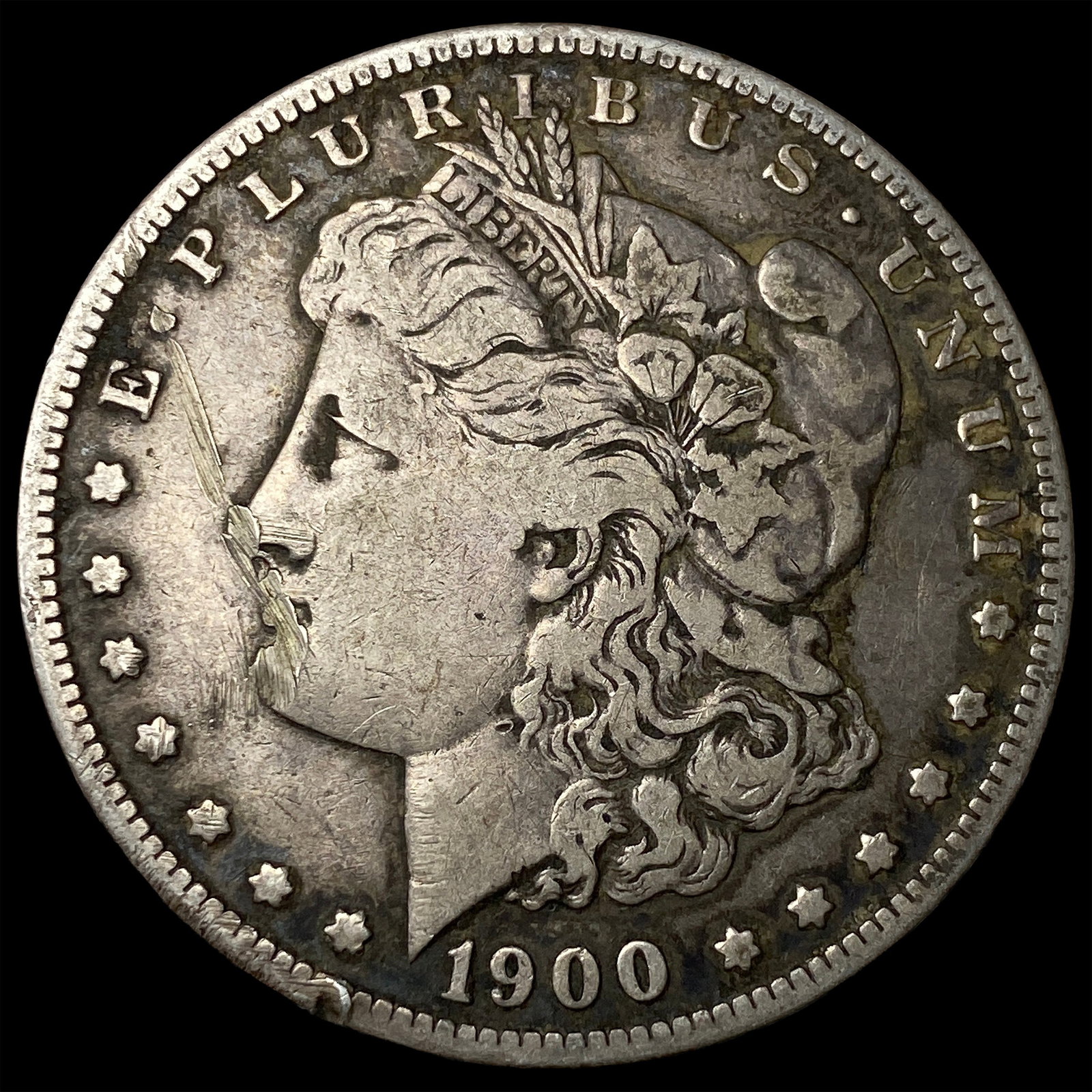 1900-O Silver Morgan Dollar ABOUT UNCIRCULATED: 1900-O Silver Morgan Dollar ABOUT UNCIRCULATED