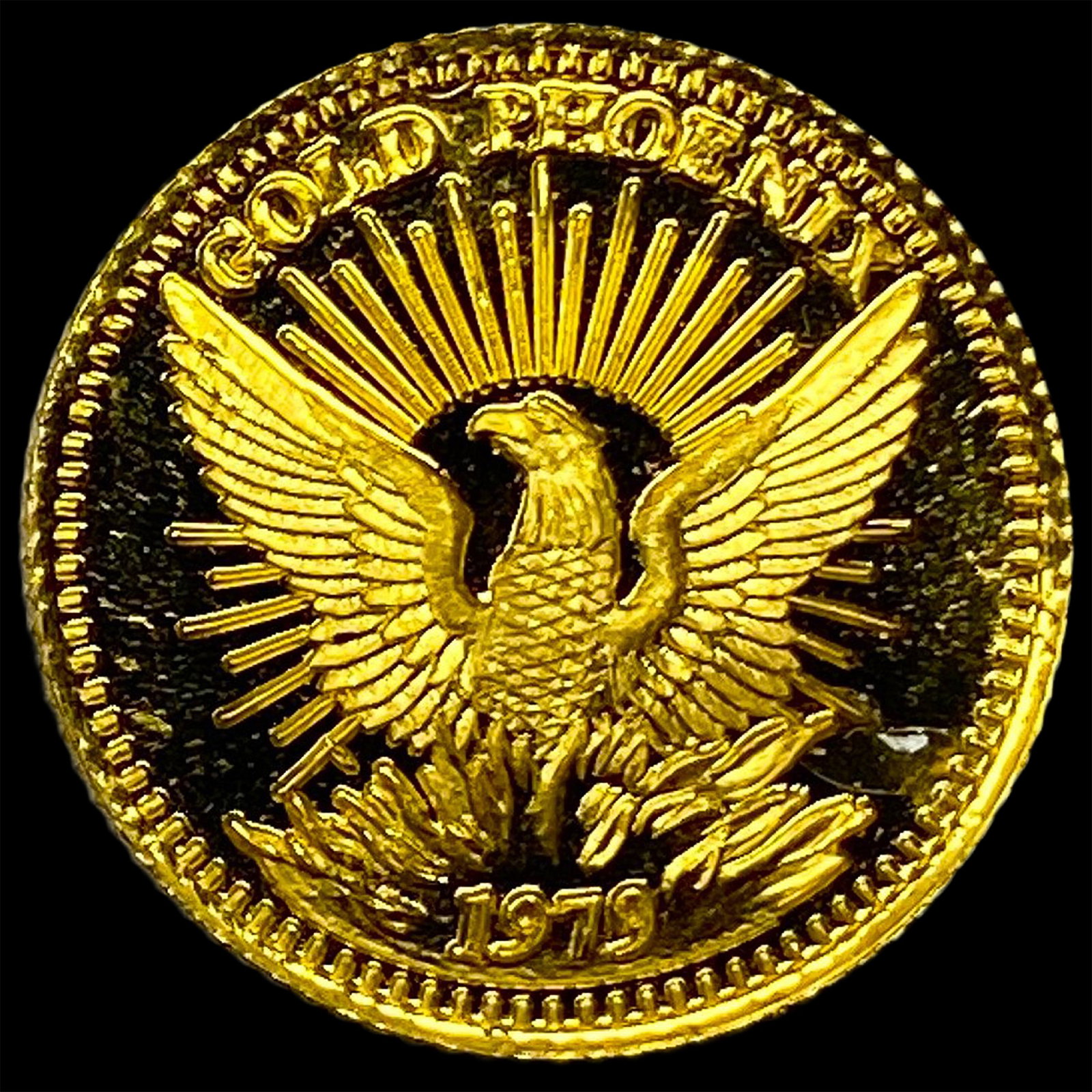 1979 1/2oz Gold Phoenix .995 Fine SUPERB GEM BU (1 of 2)