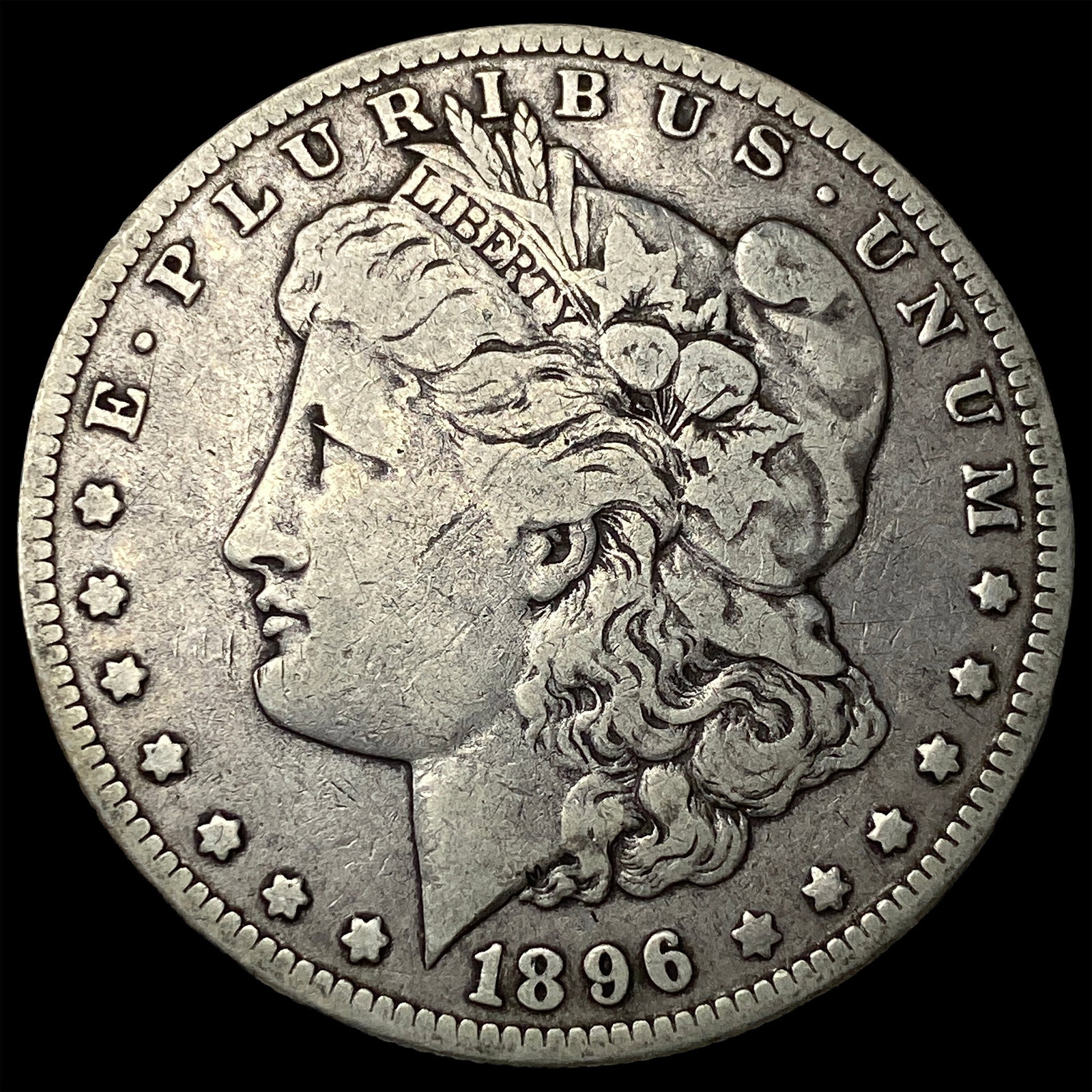 1896-O Silver Morgan Dollar ABOUT UNCIRCULATED: 1896-O Silver Morgan Dollar ABOUT UNCIRCULATED