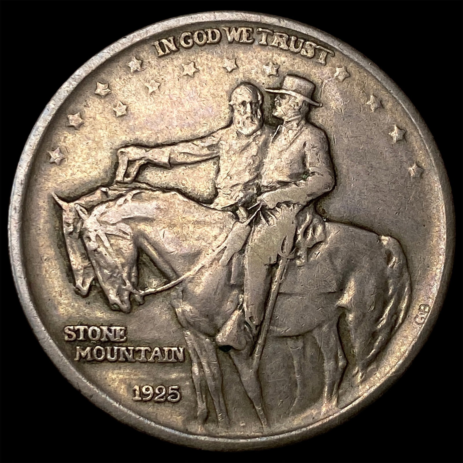 1925 Stone Mountain Silver Half Dollar NEARLY UNCIRCULATED (1 of 2)