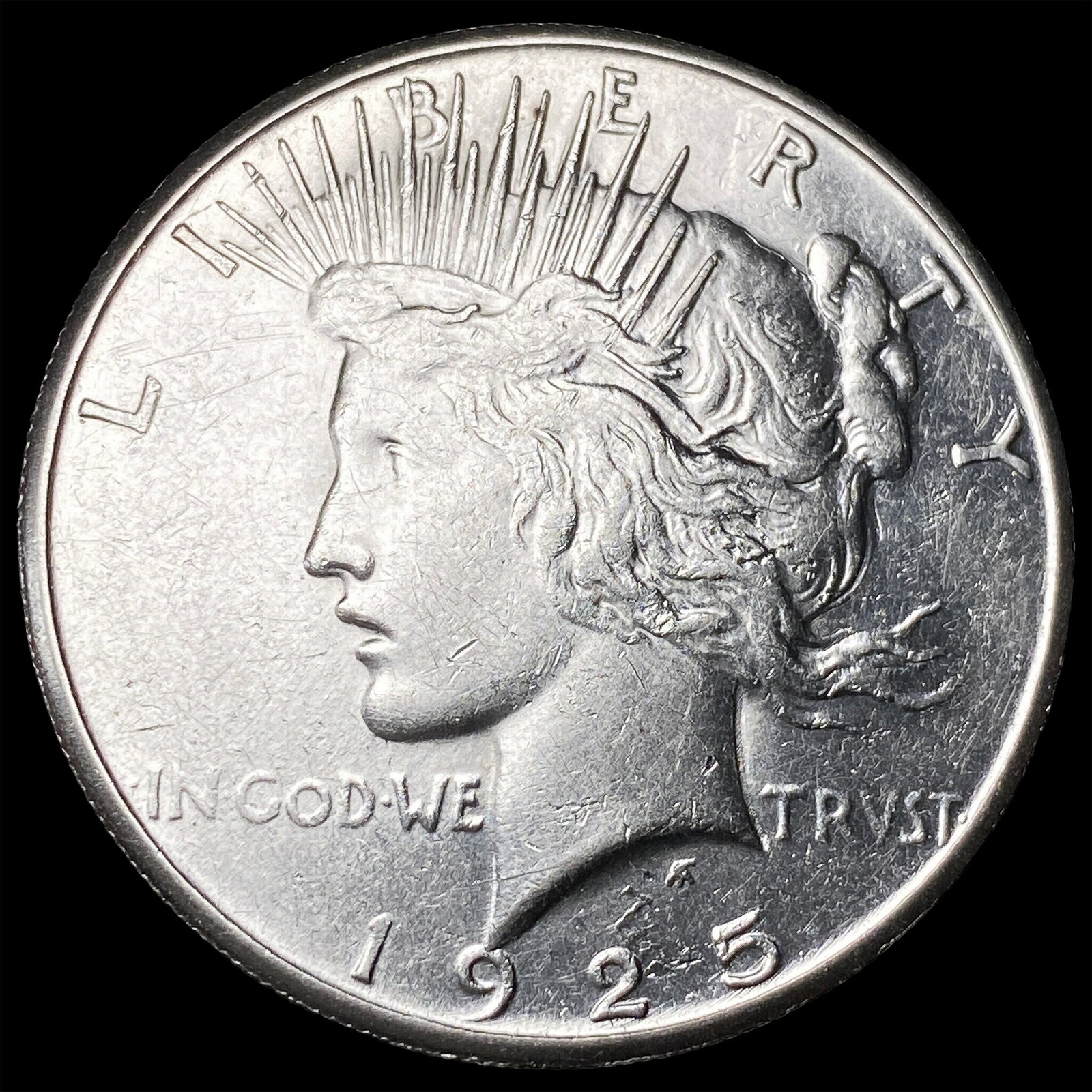 1925-S Silver Peace Dollar UNCIRCULATED (1 of 2)