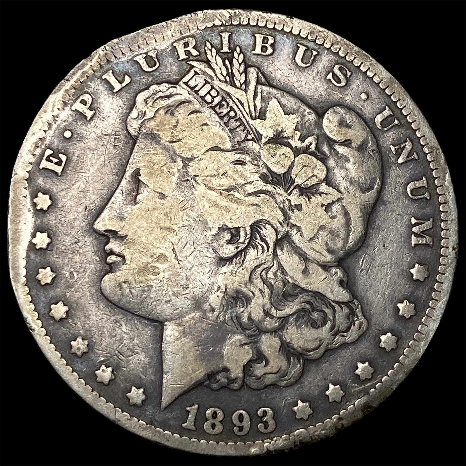 1893-CC Silver Morgan Dollar HIGH GRADE (1 of 2)