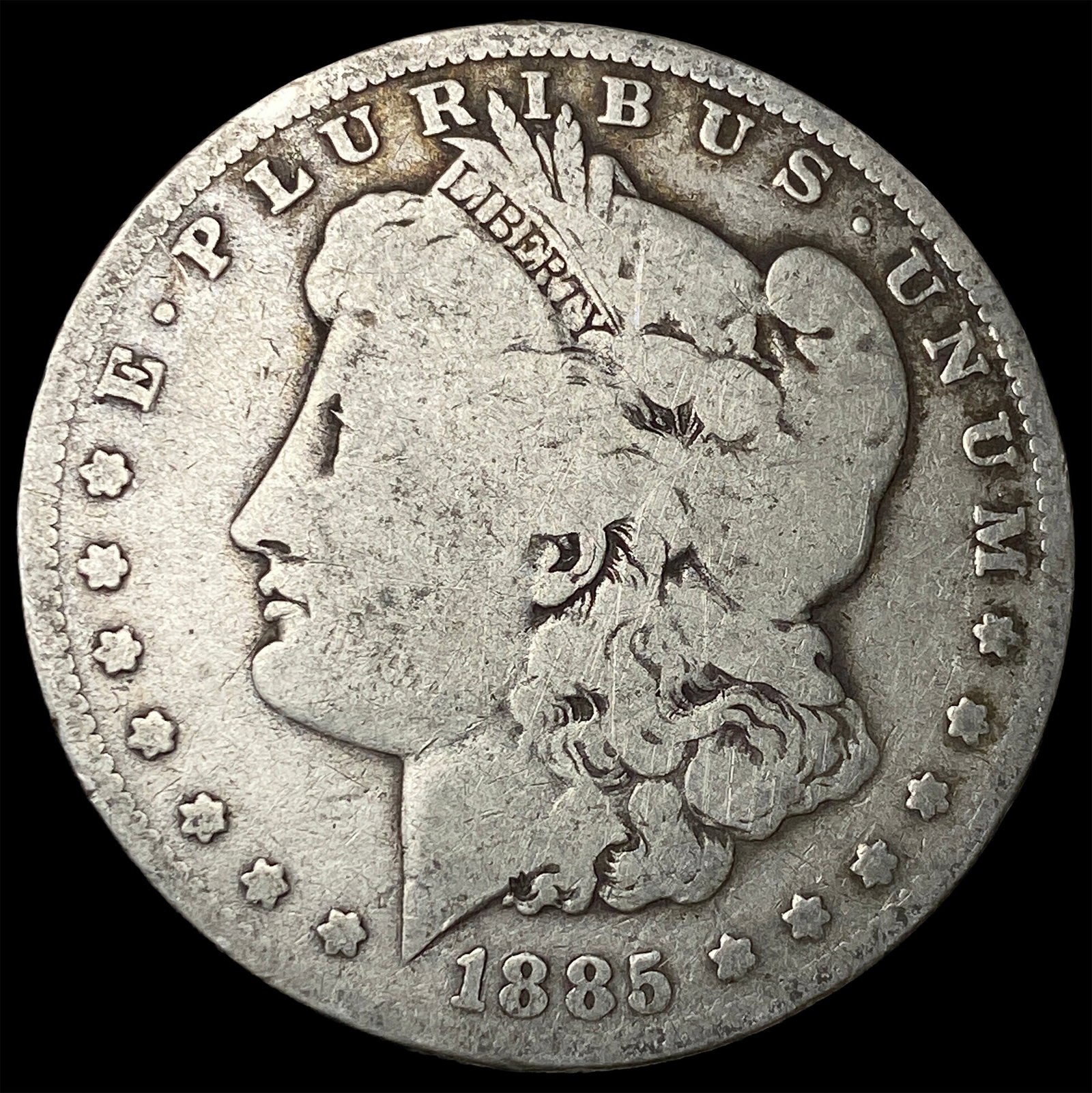 1885-O Silver Morgan Dollar NICELY CIRCULATED: 1885-O Silver Morgan Dollar NICELY CIRCULATED