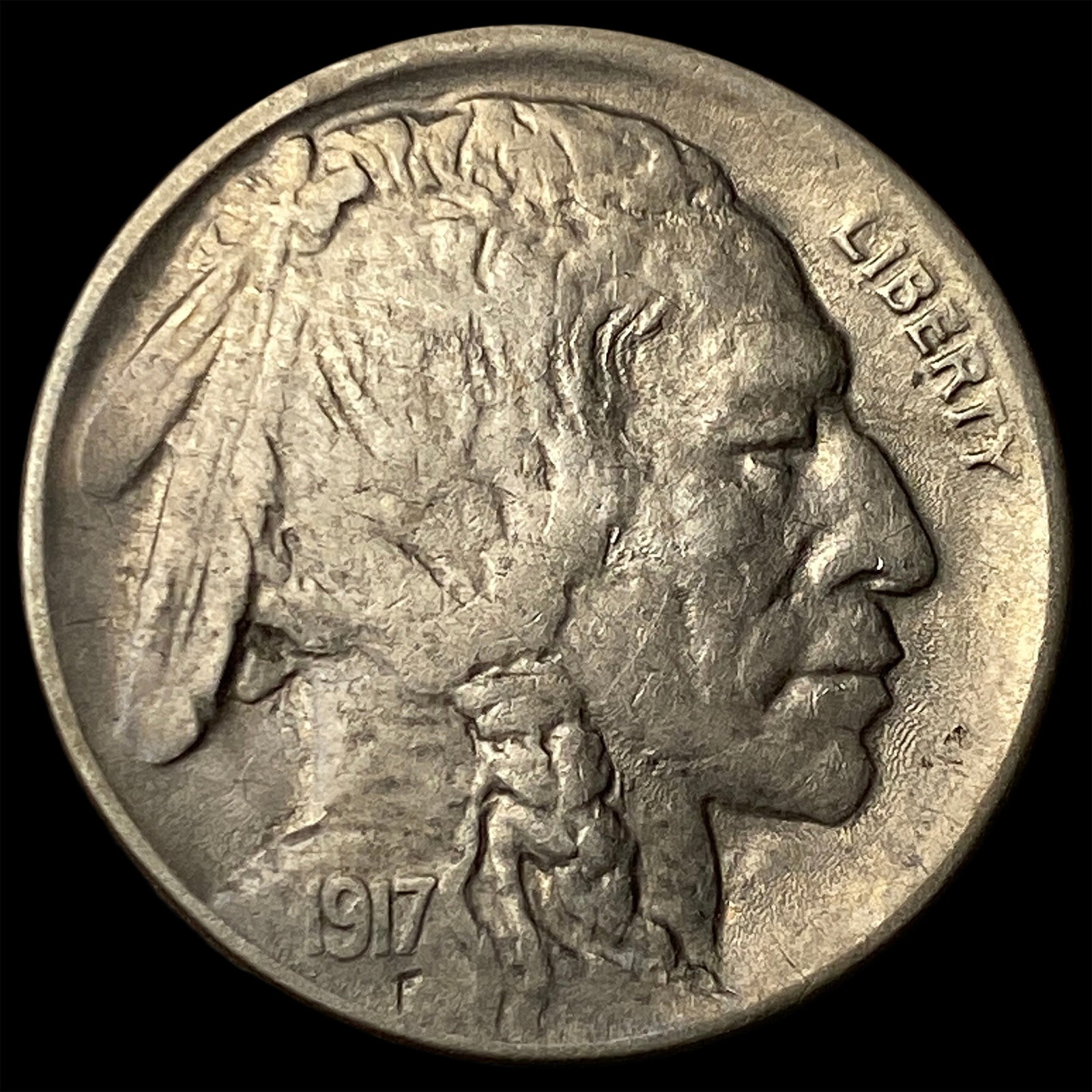 1917-D Buffalo Nickel CLOSELY UNCIRCULATED (1 of 2)