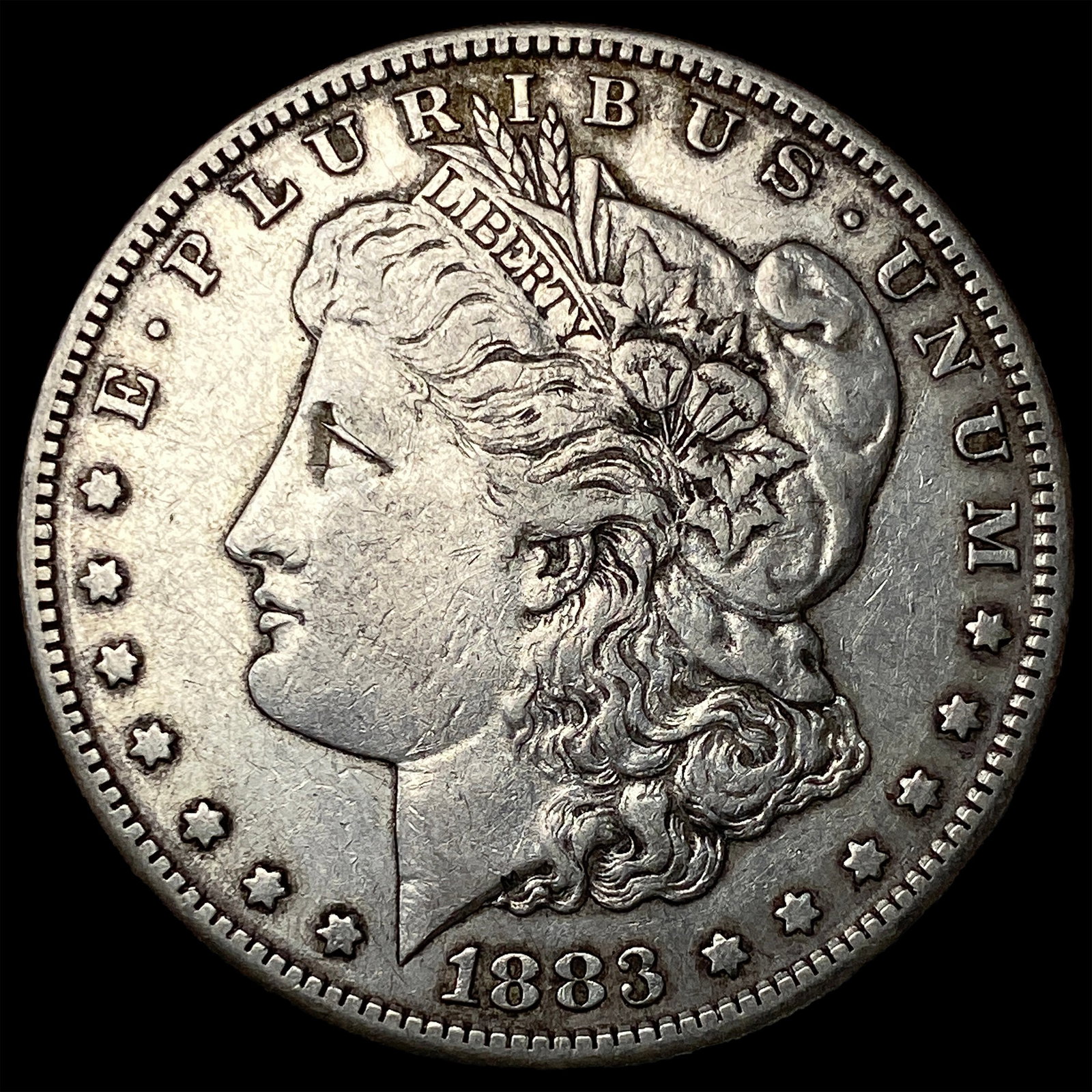 1883-S Silver Morgan Dollar NEARLY UNCIRCULATED: 1883-S Silver Morgan Dollar NEARLY UNCIRCULATED
