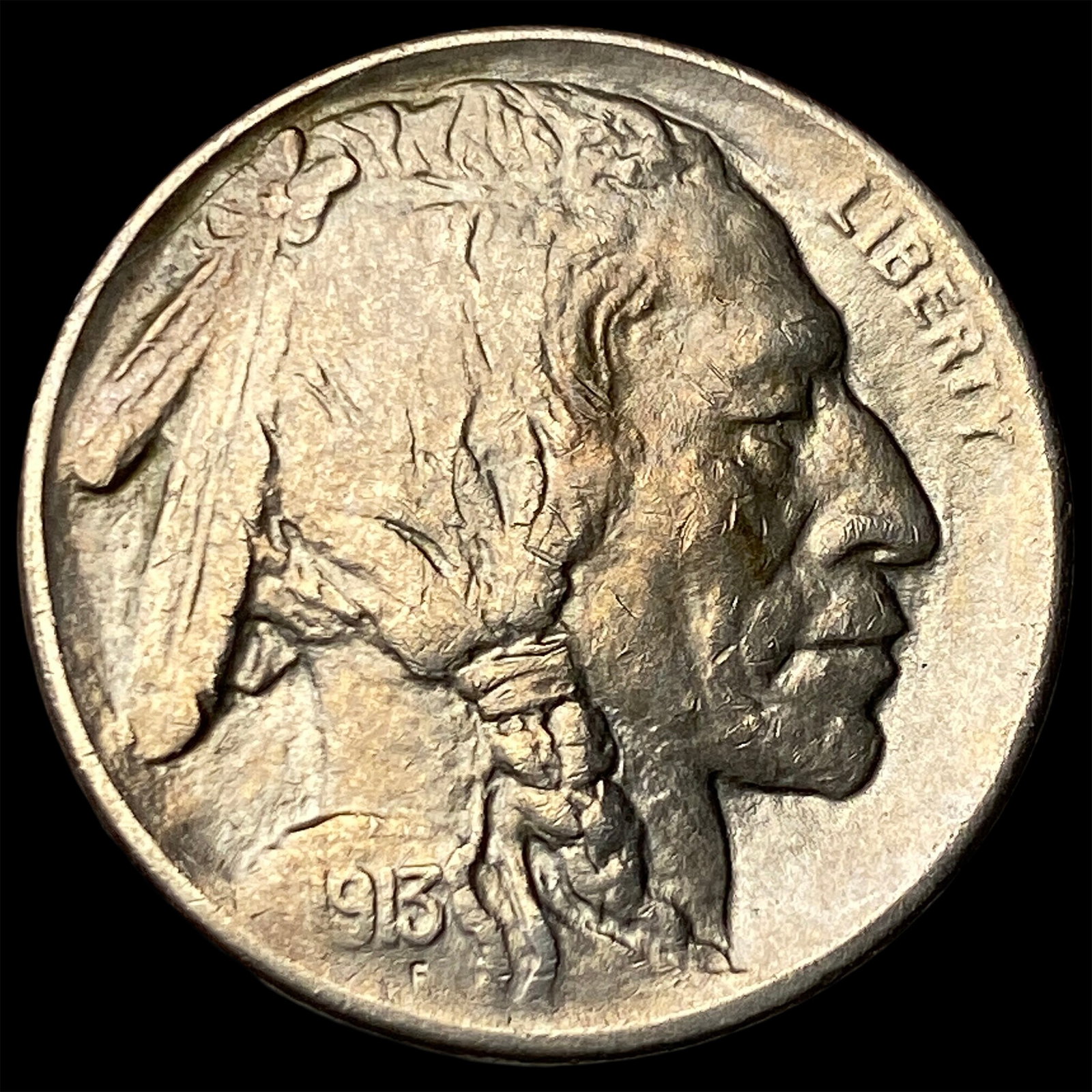 1913-S Buffalo Nickel Type 1 UNCIRCULATED (1 of 2)