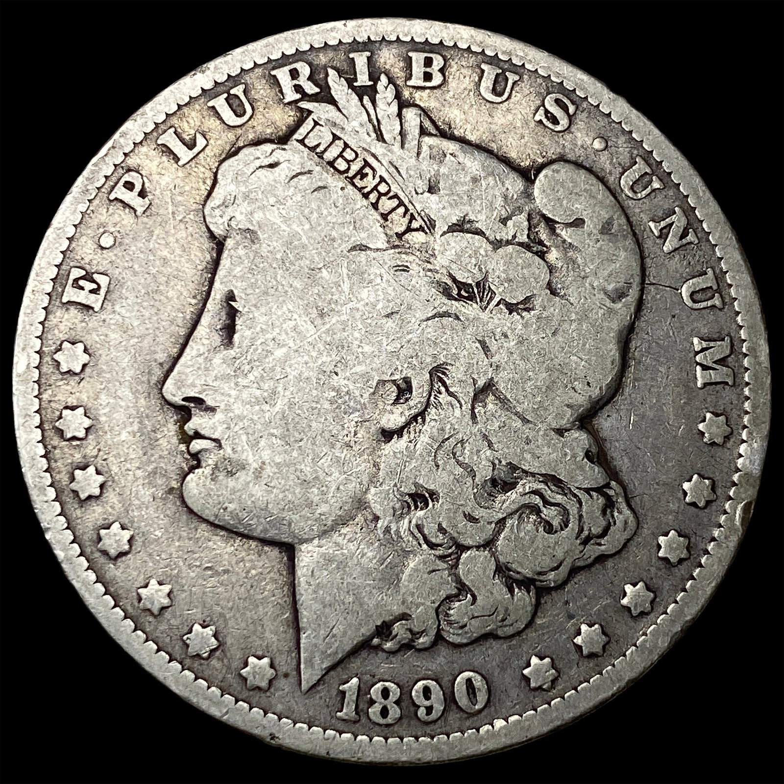 1890-O Silver Morgan Dollar LIGHTLY CIRCULATED (1 of 2)