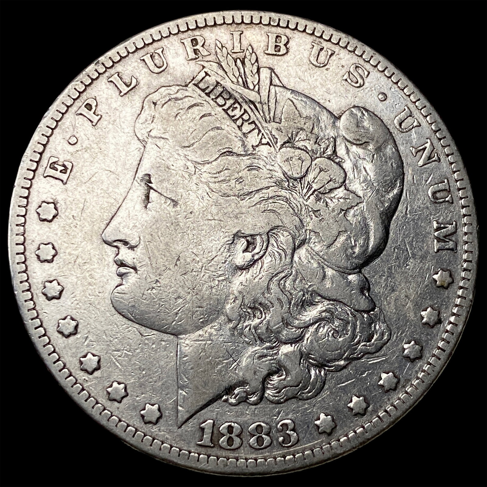 1883 Morgan Silver Dollar ABOUT UNCIRCULATED (1 of 2)