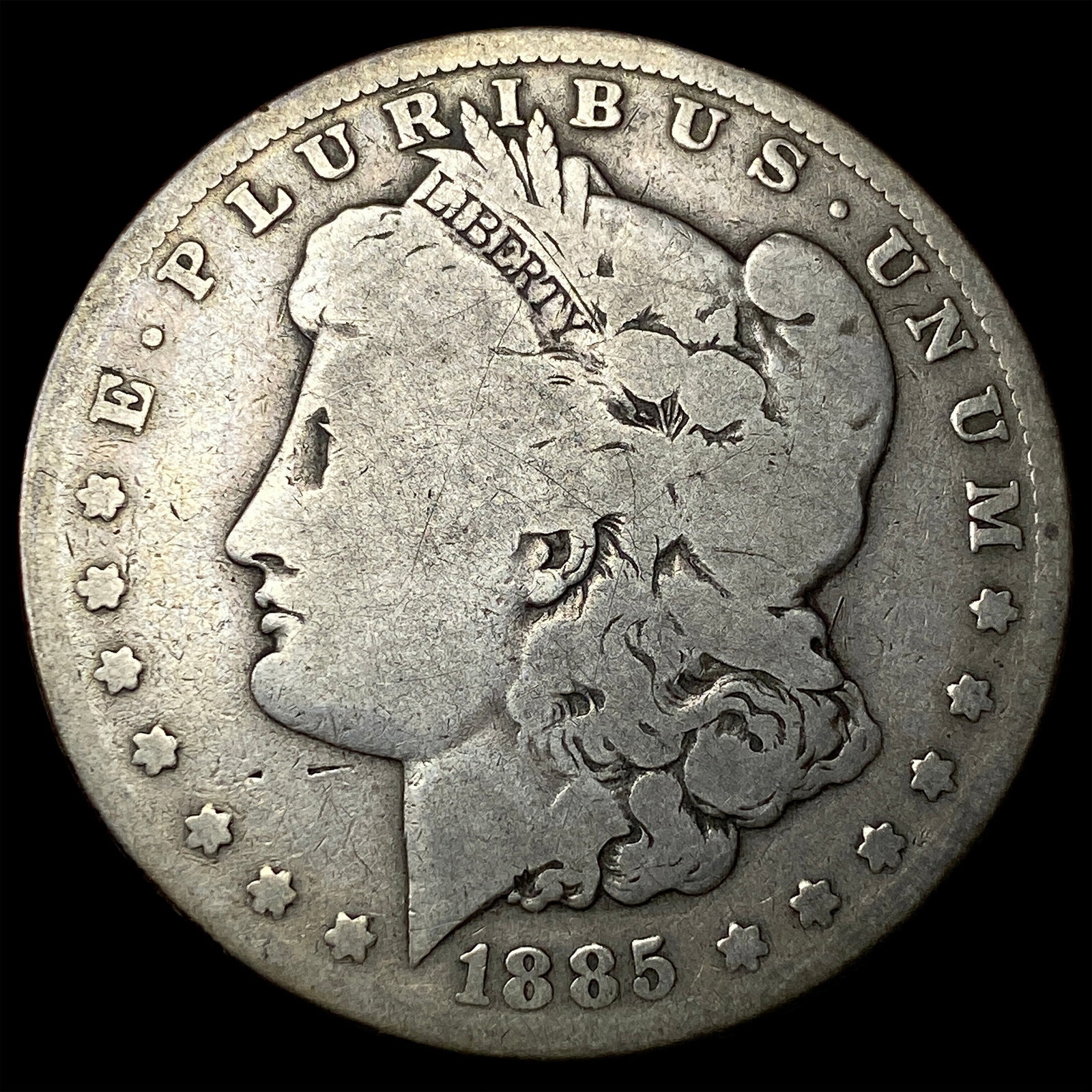 1885 Silver Morgan Dollar NICELY CIRCULATED: 1885 Silver Morgan Dollar NICELY CIRCULATED