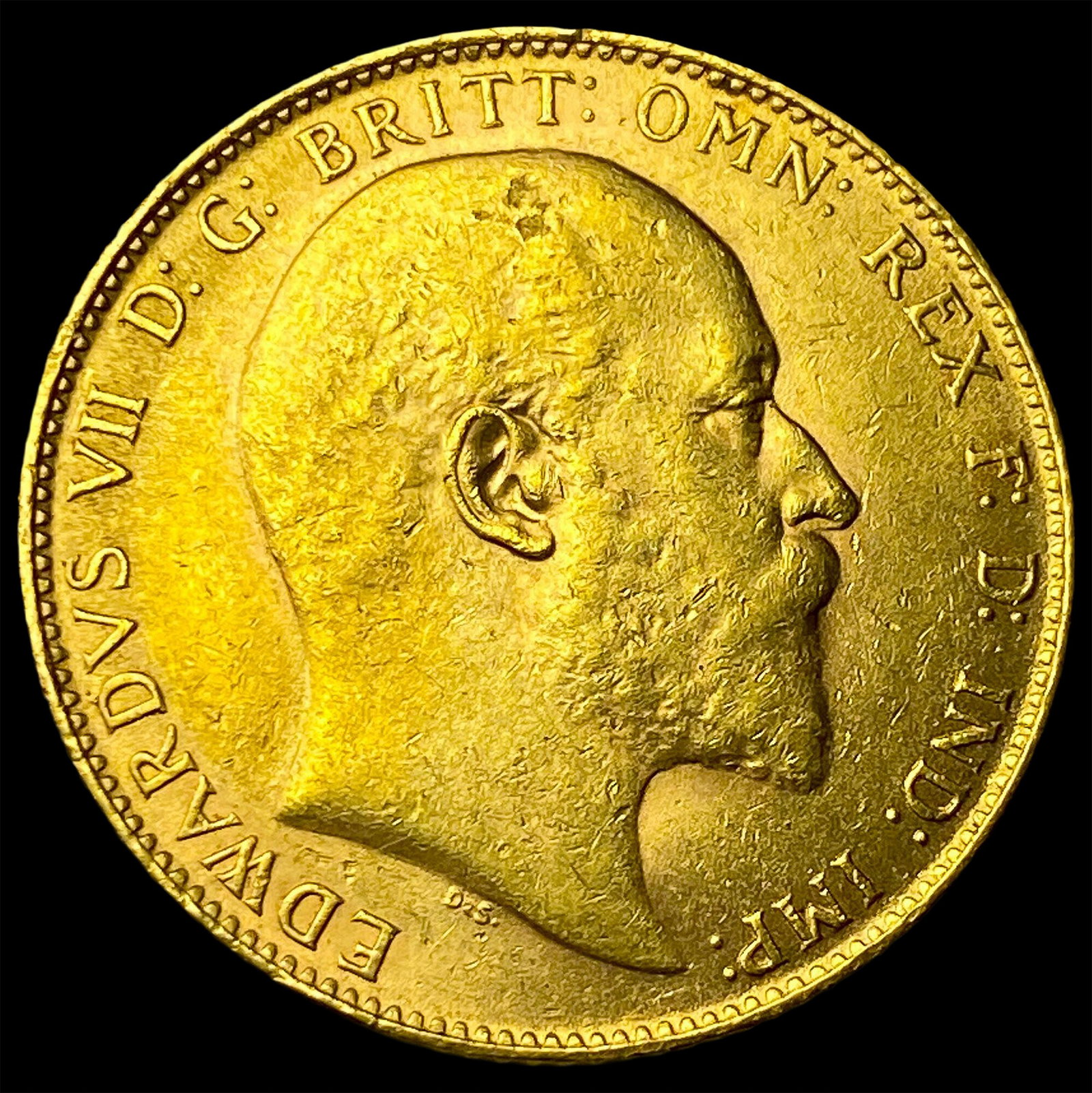 1910 Great Britain Gold Sovereign CLOSELY UNCIRCULATED (1 of 2)