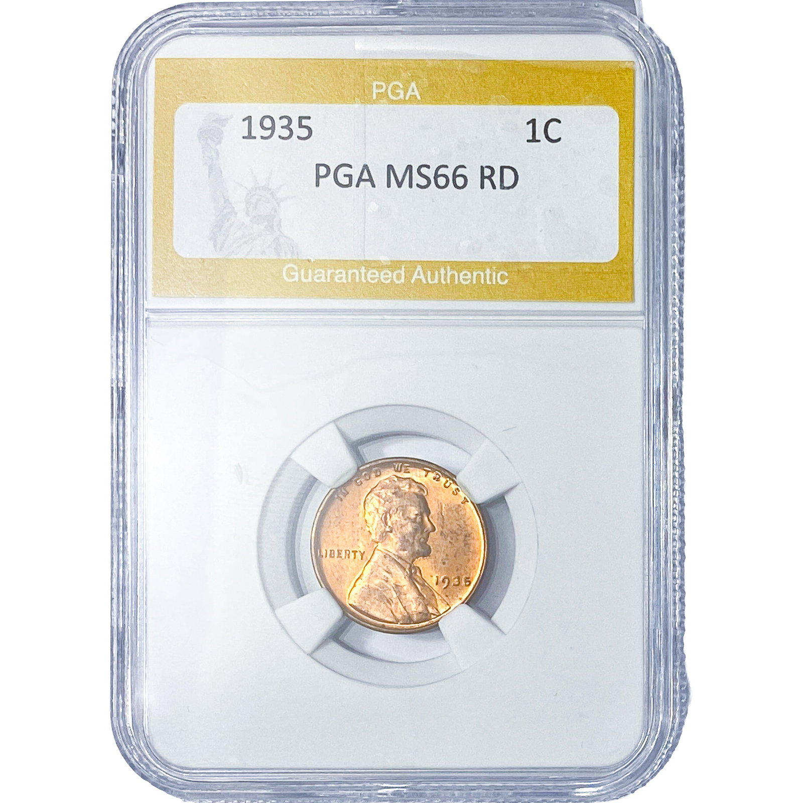 1935 Wheat Cent PGA MS66 RD (1 of 2)