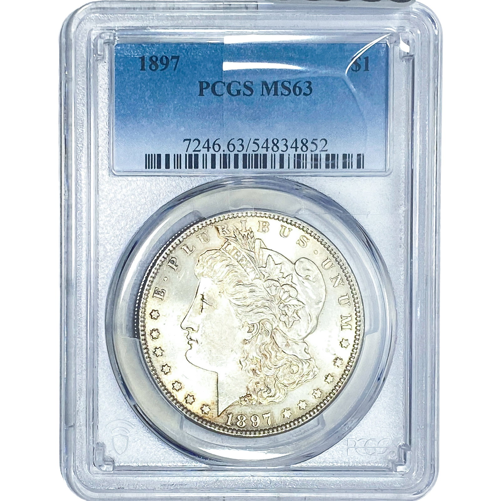 1897 Morgan Silver Dollar PCGS MS63 (1 of 2)