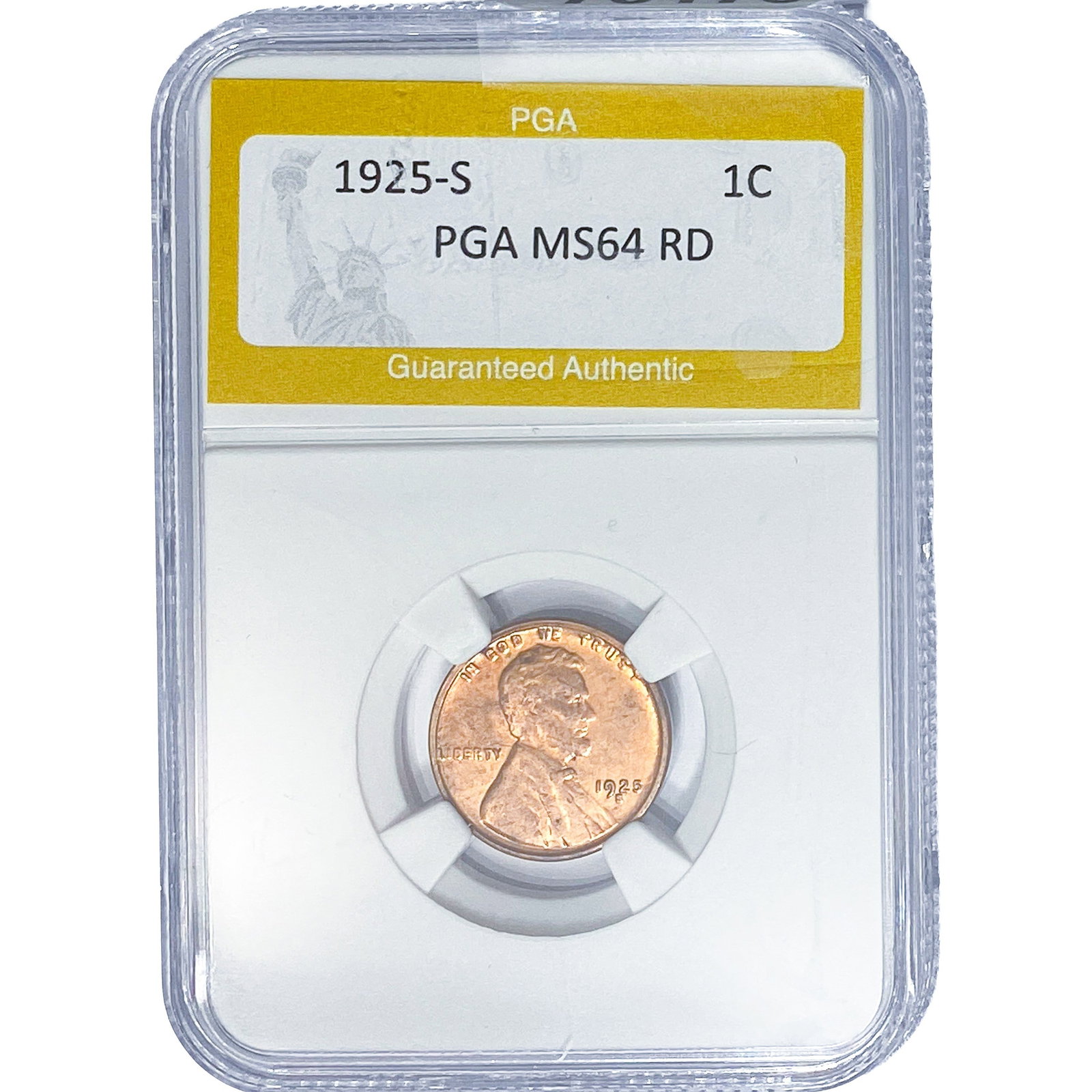 1925-S Wheat Cent PGA MS64 RD (1 of 2)