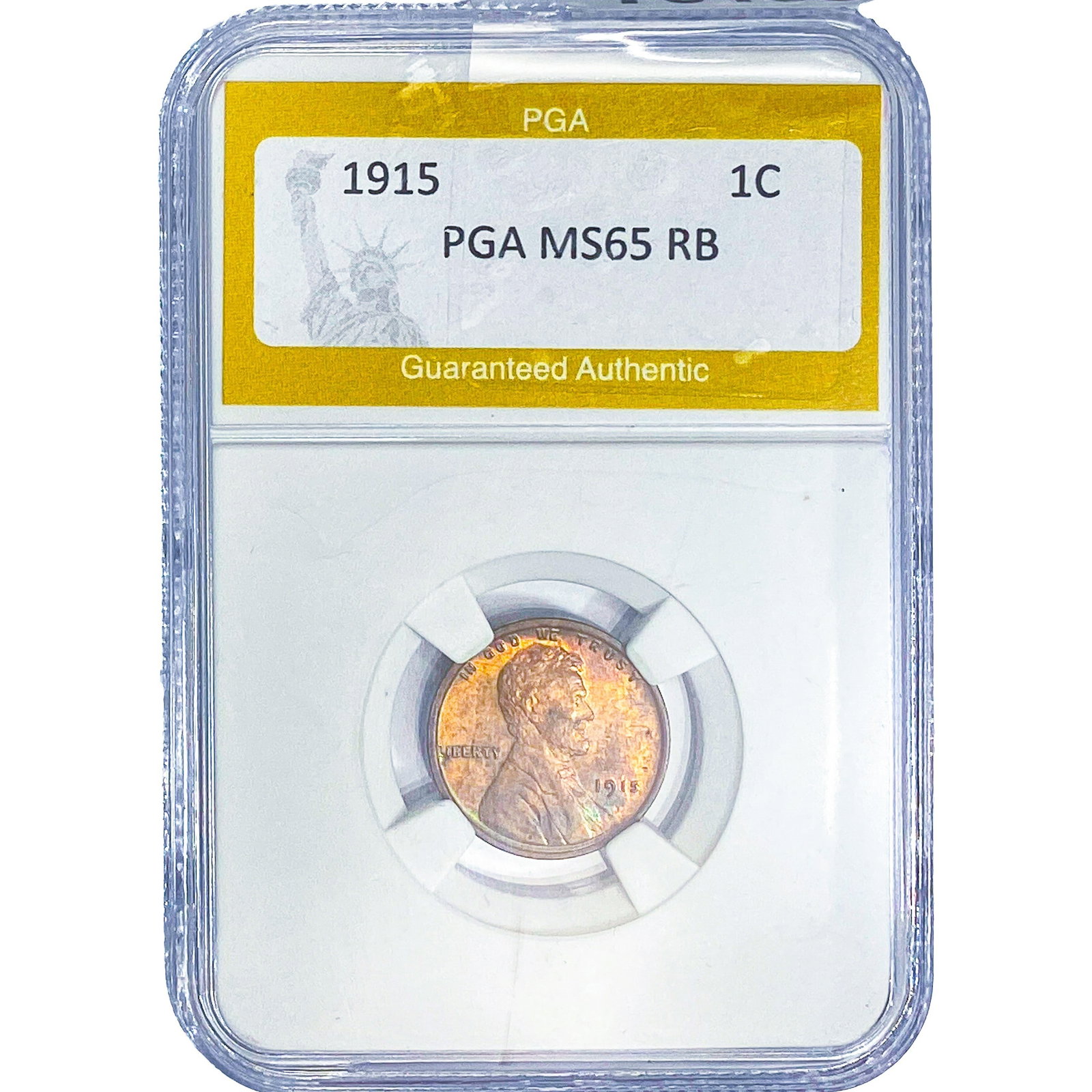 1915 Wheat Cent PGA MS65 RB (1 of 2)