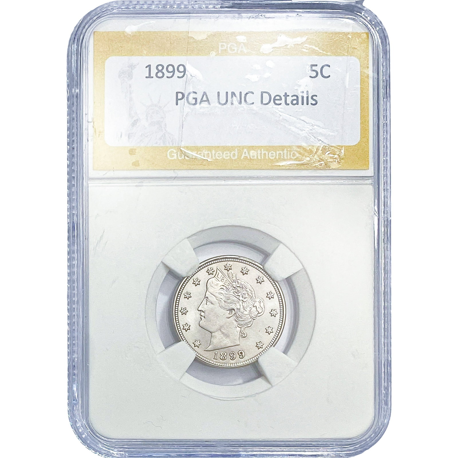1899 Liberty Victory Nickel PGA UNC Details (1 of 2)