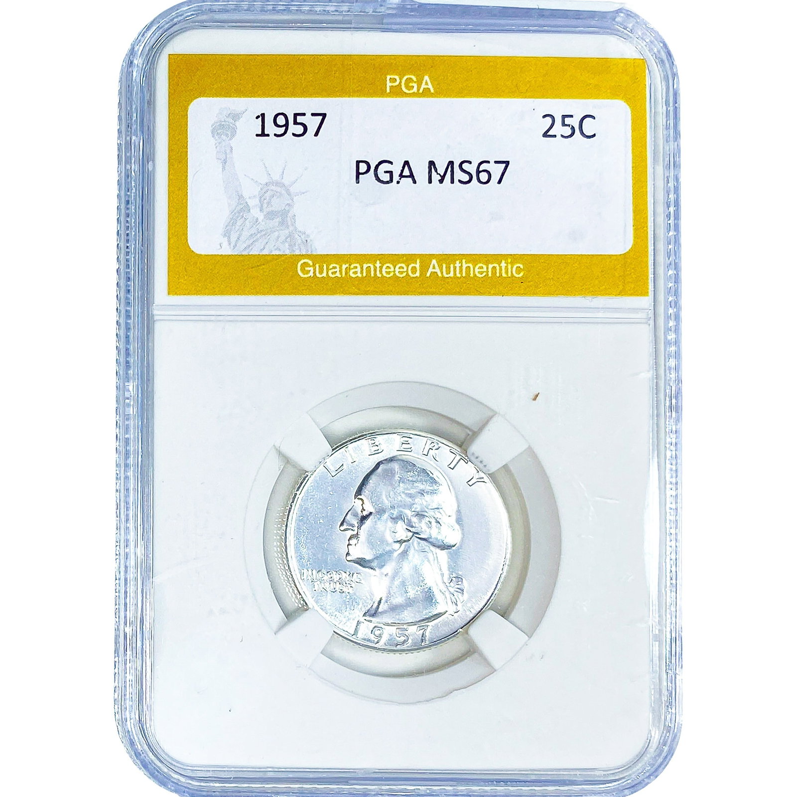 1957 Washington Silver Quarter PGA MS67 (1 of 2)