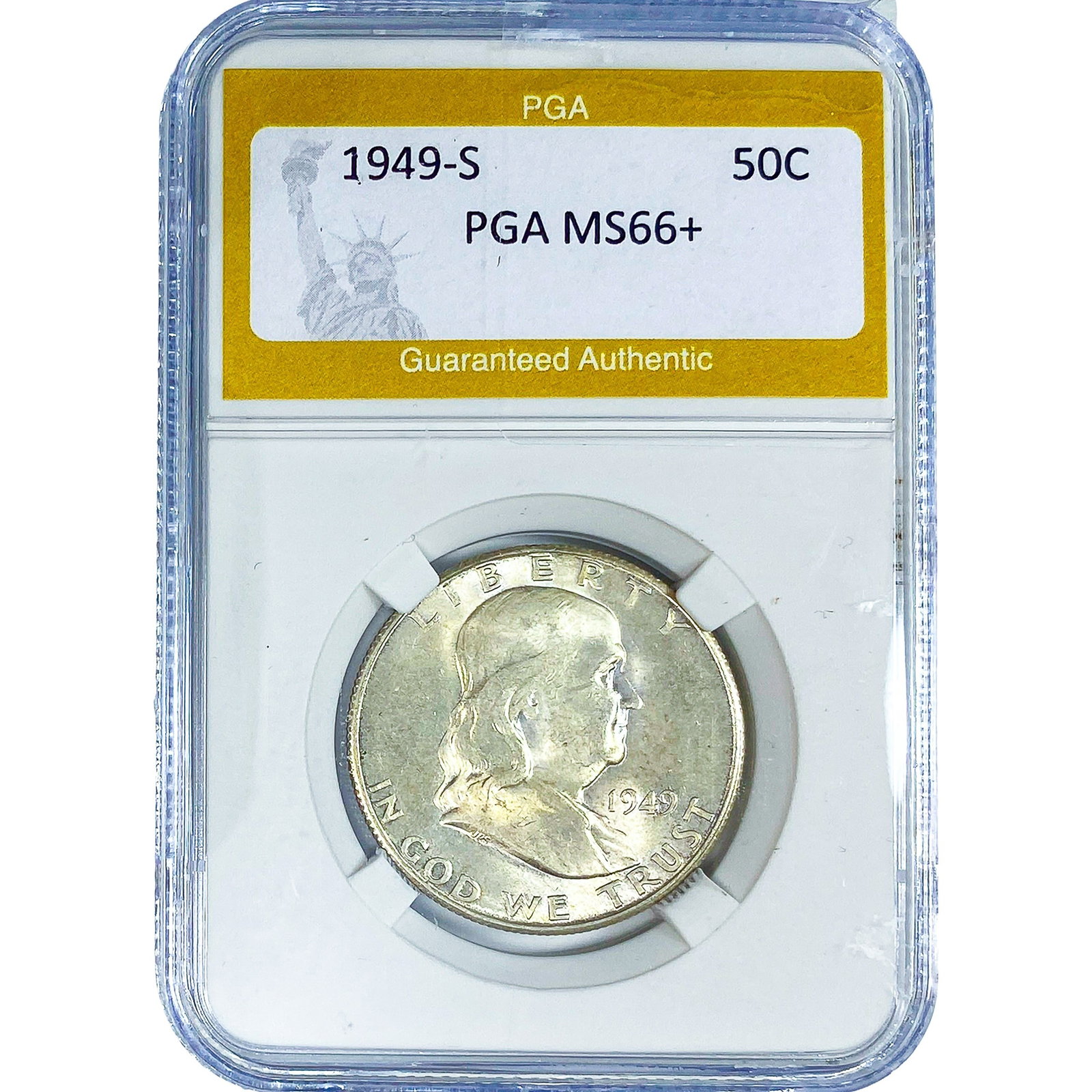 1949-S Franklin Half Dollar PGA MS66+ (1 of 2)
