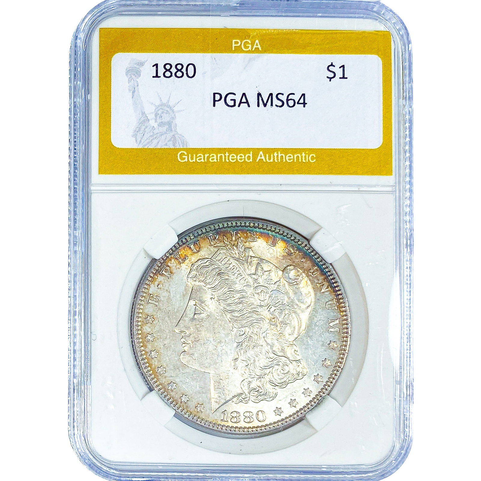 1880 Morgan Silver Dollar PGA MS64 (1 of 2)