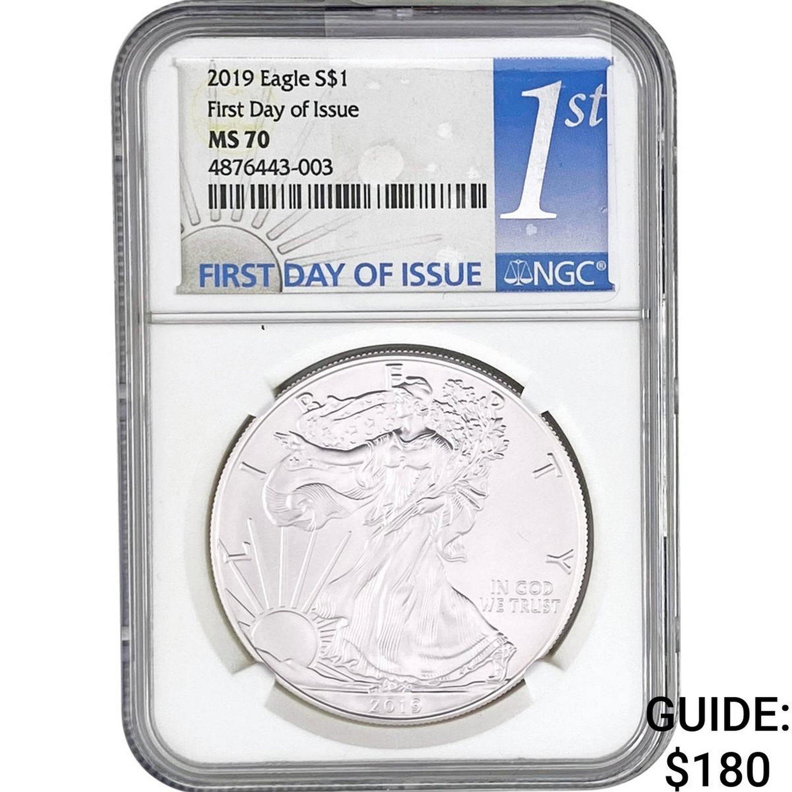 2019 Silver Eagle NGC MS70 (1 of 2)