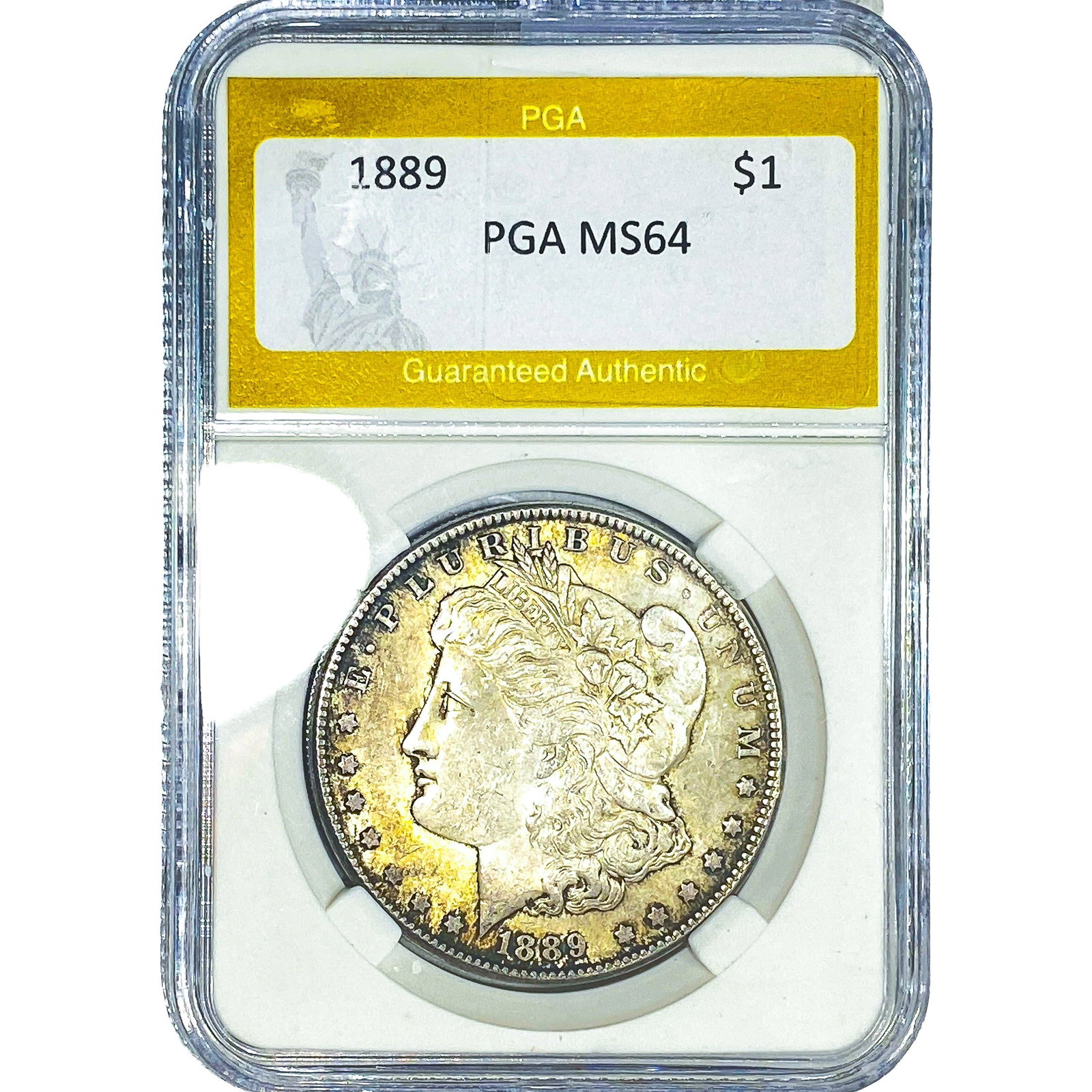 1889 Morgan Silver Dollar PGA MS64: 1889 Morgan Silver Dollar PGA MS64