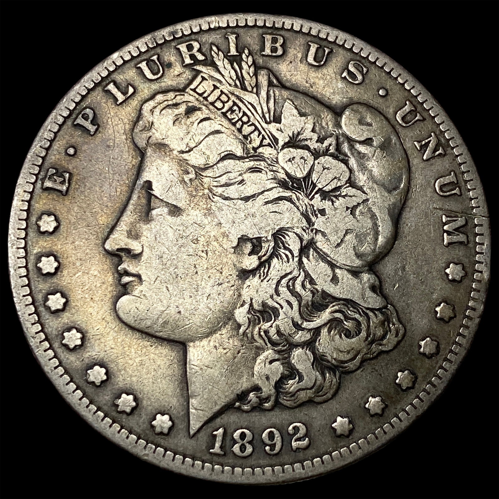 1892 Morgan Silver Dollar LIGHTLY CIRCULATED: 1892 Morgan Silver Dollar LIGHTLY CIRCULATED