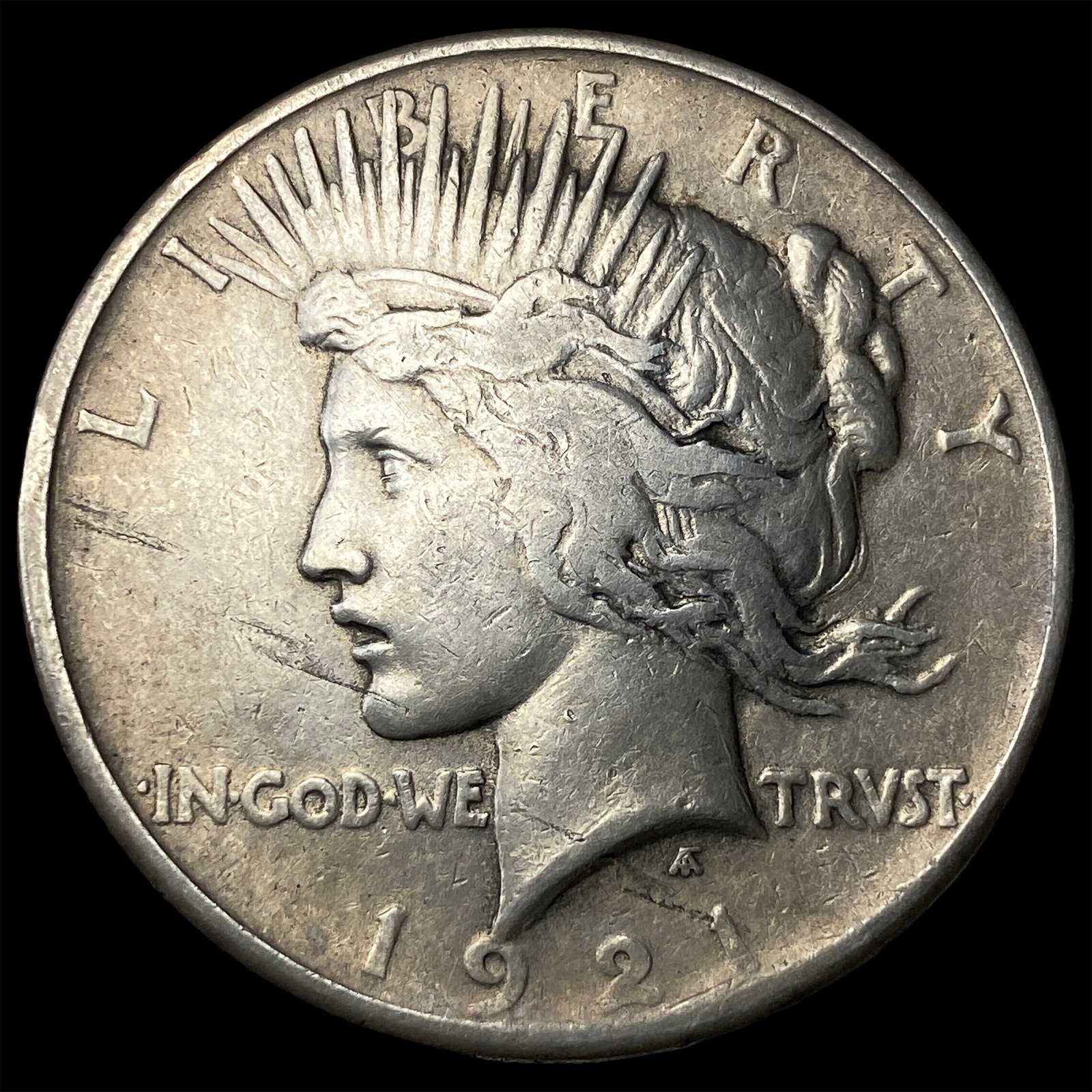 1921 Silver Peace Dollar NEARLY UNCIRCULATED: 1921 Silver Peace Dollar NEARLY UNCIRCULATED